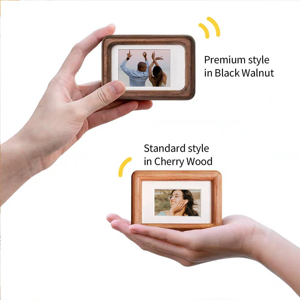 3" fridge magnet mini solid wood display frame - Image 15