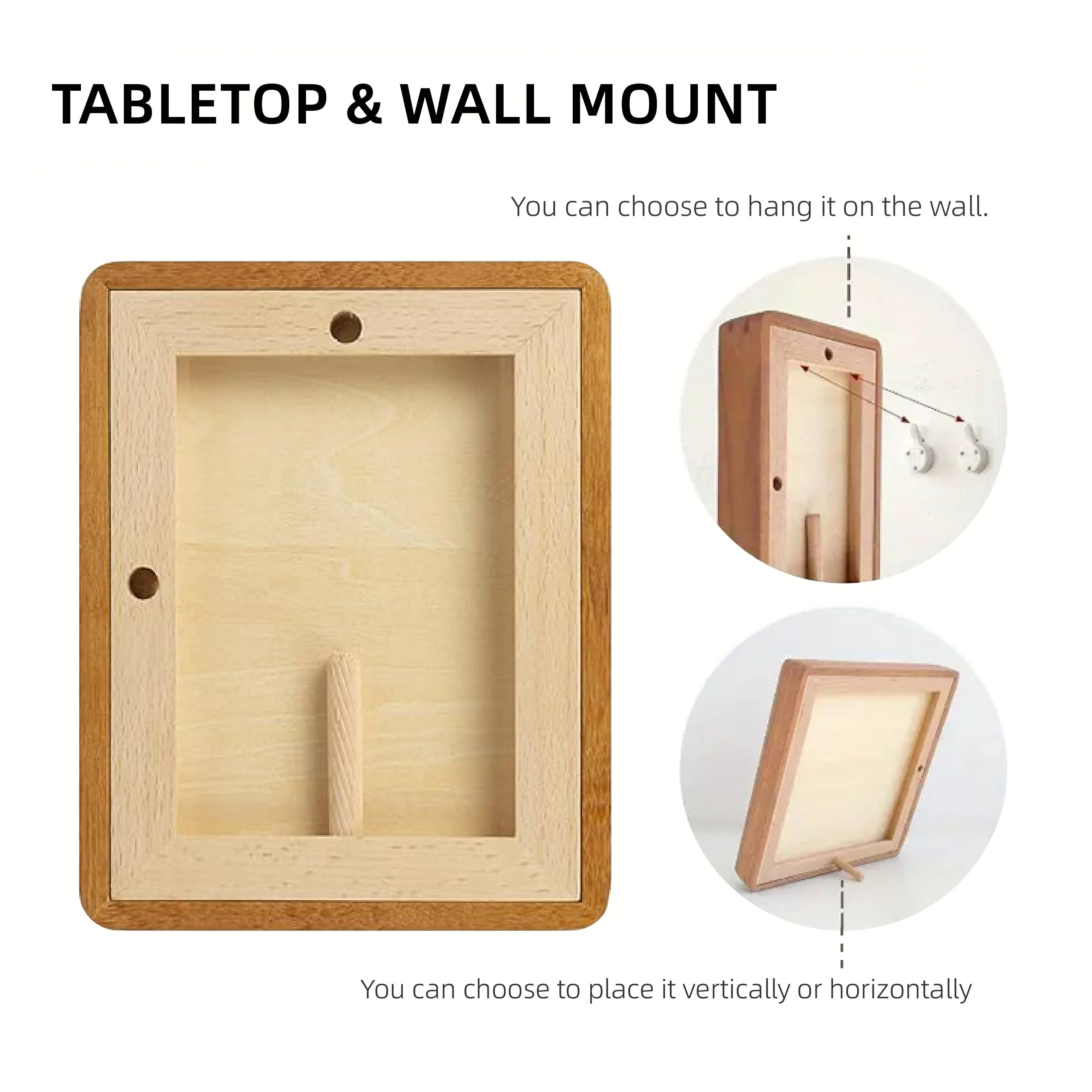 5x7" solid wood picture frame - Image 5
