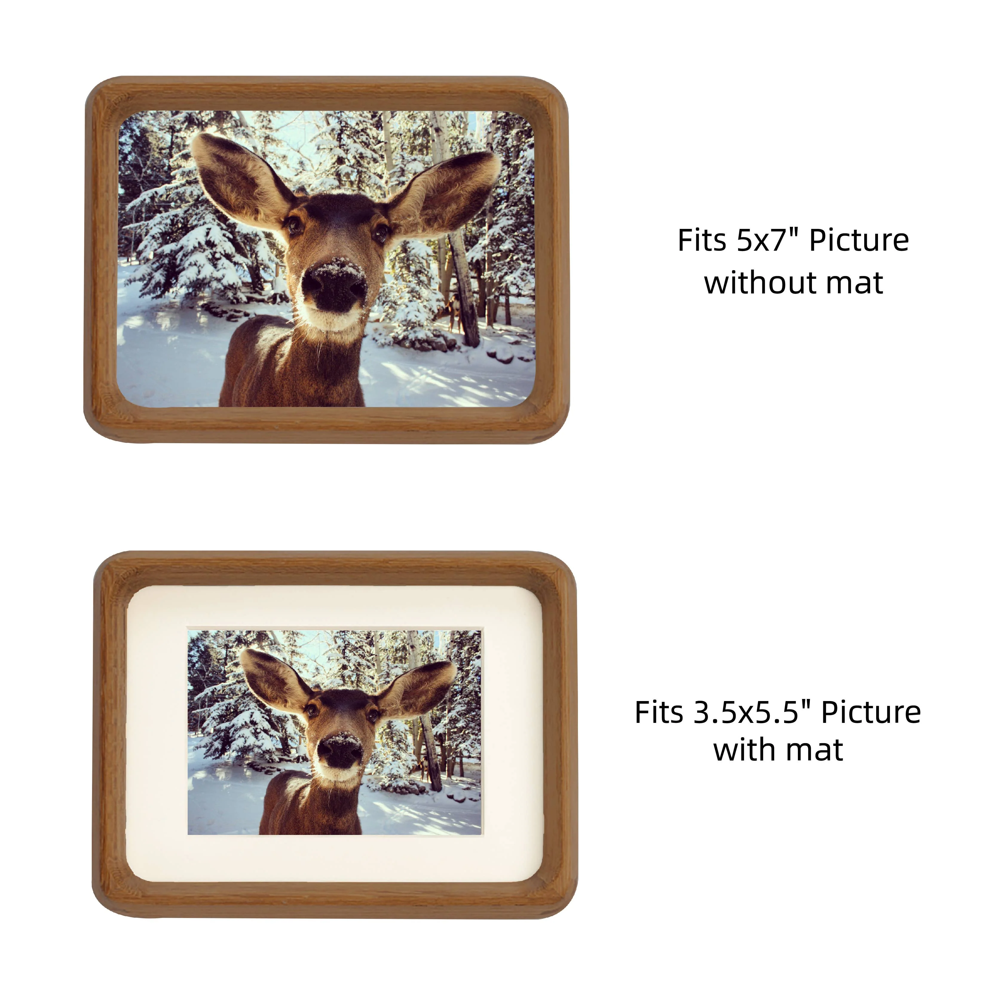 5x7" solid wood picture frame - Image 8