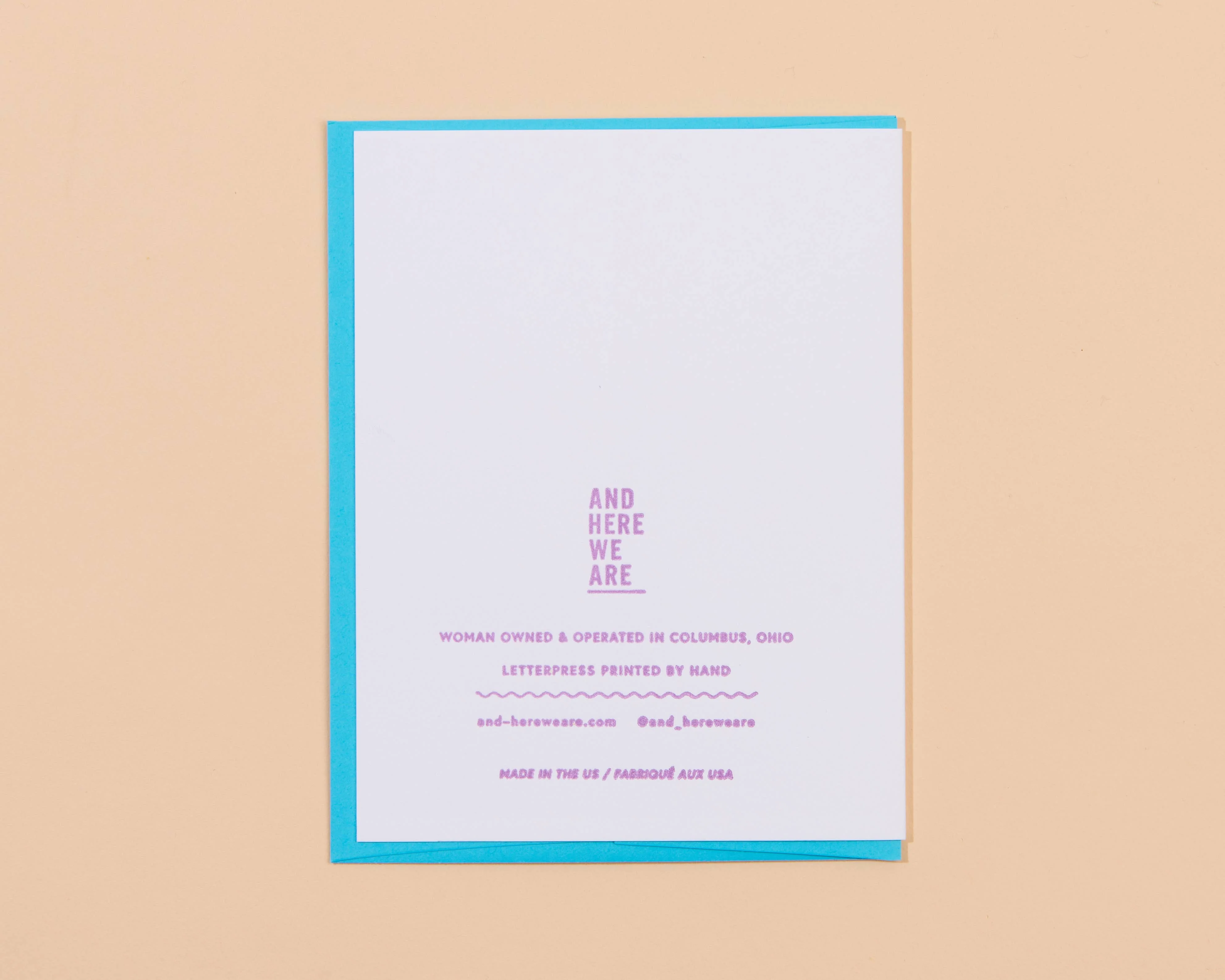 bubble congrats letterpress greeting card - Image 4