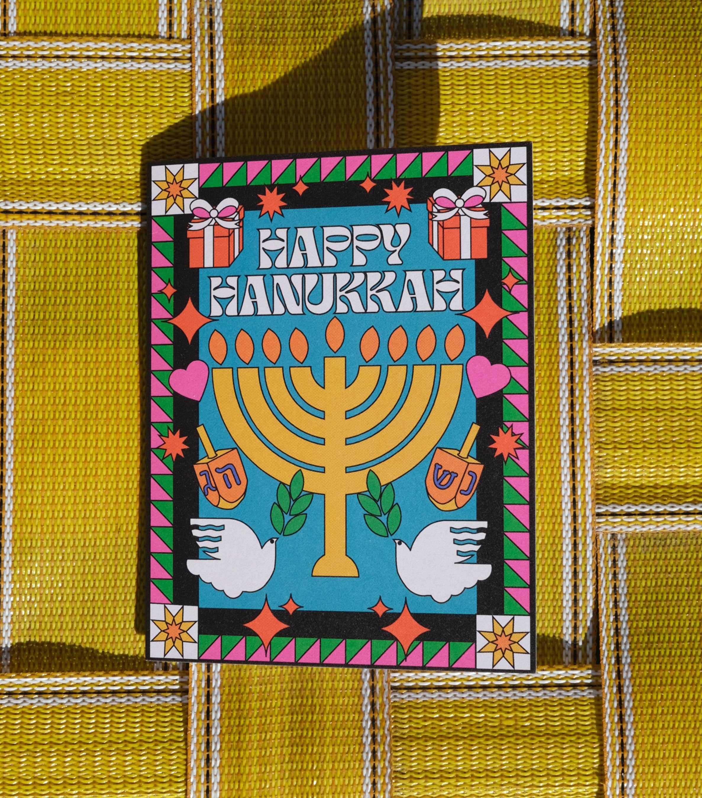 happy hanukkah card