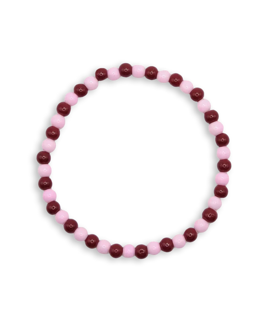 cherry stripe beaded bracelet - Image 2