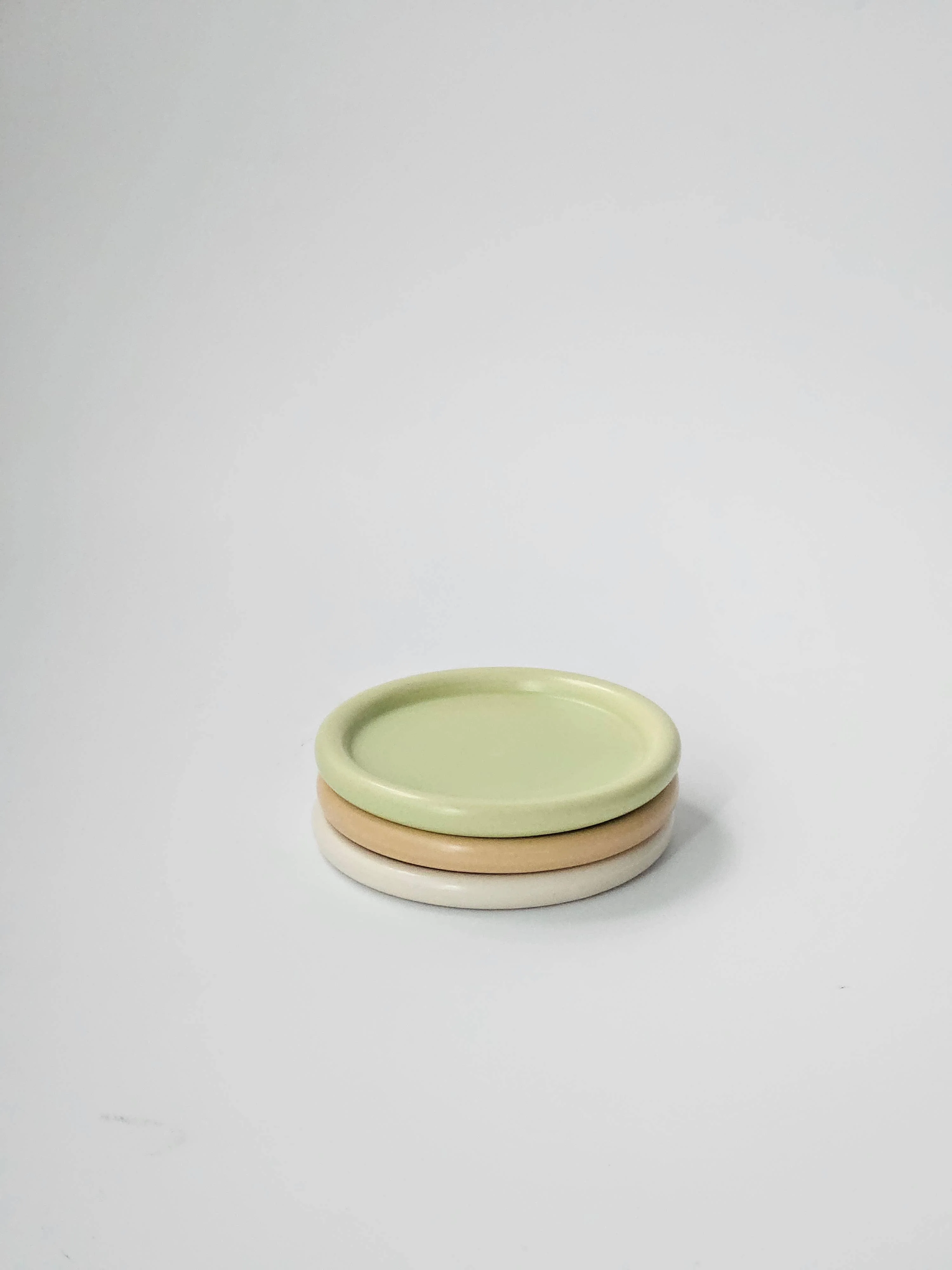handmade ceramic classic bubble edge coaster - Image 3