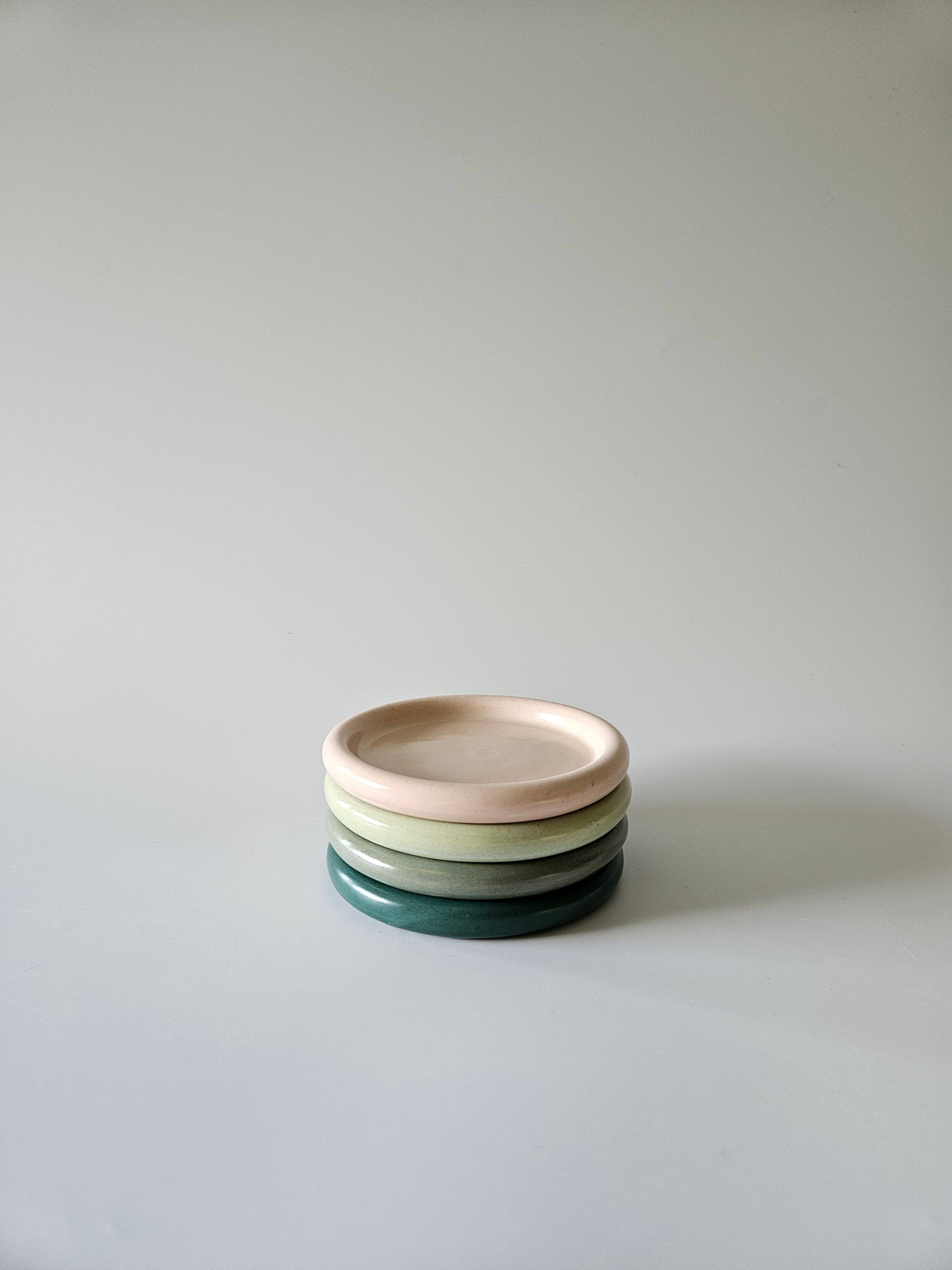 handmade ceramic classic bubble edge coaster - Image 4