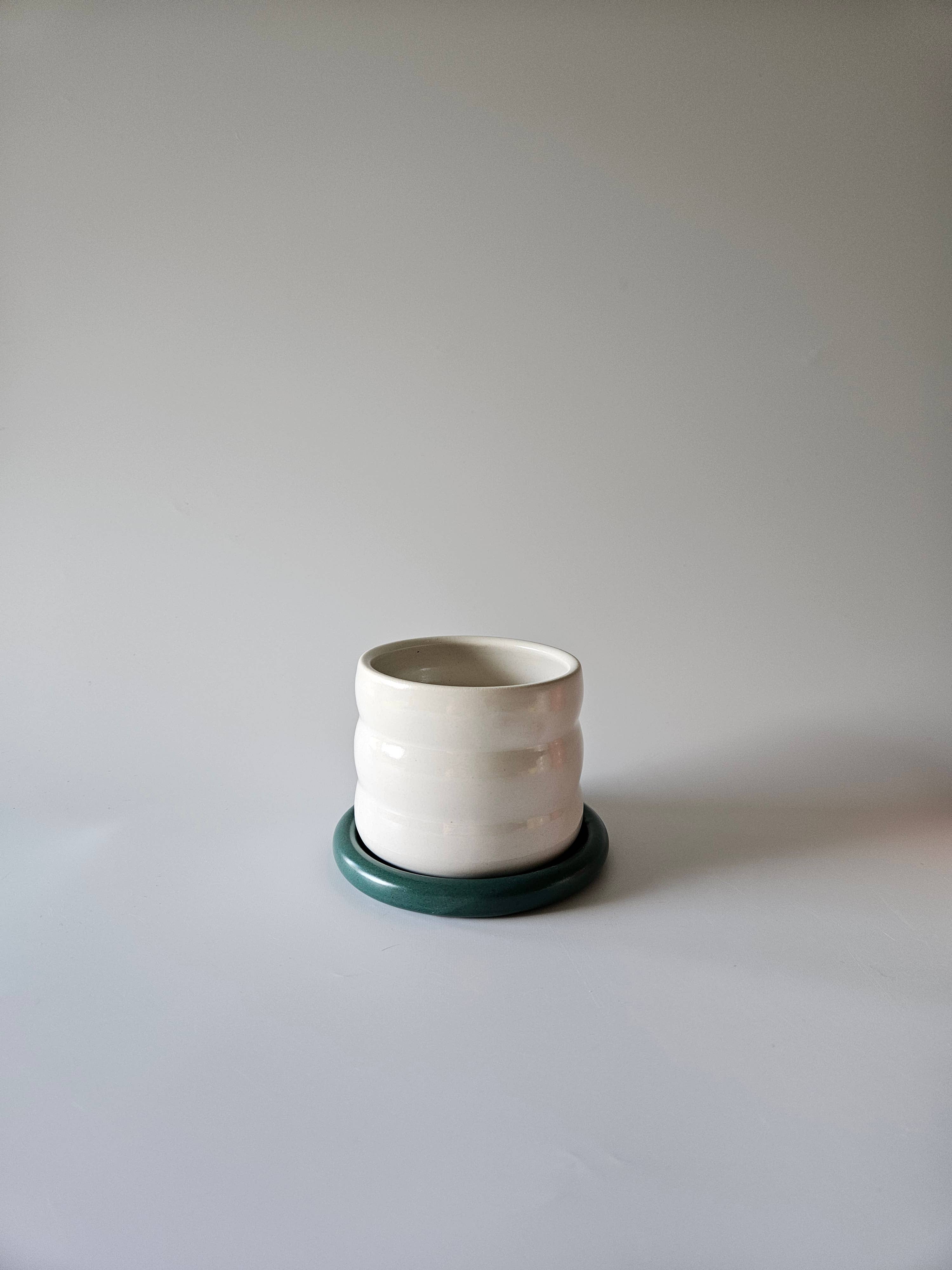 handmade ceramic classic bubble edge coaster - Image 6
