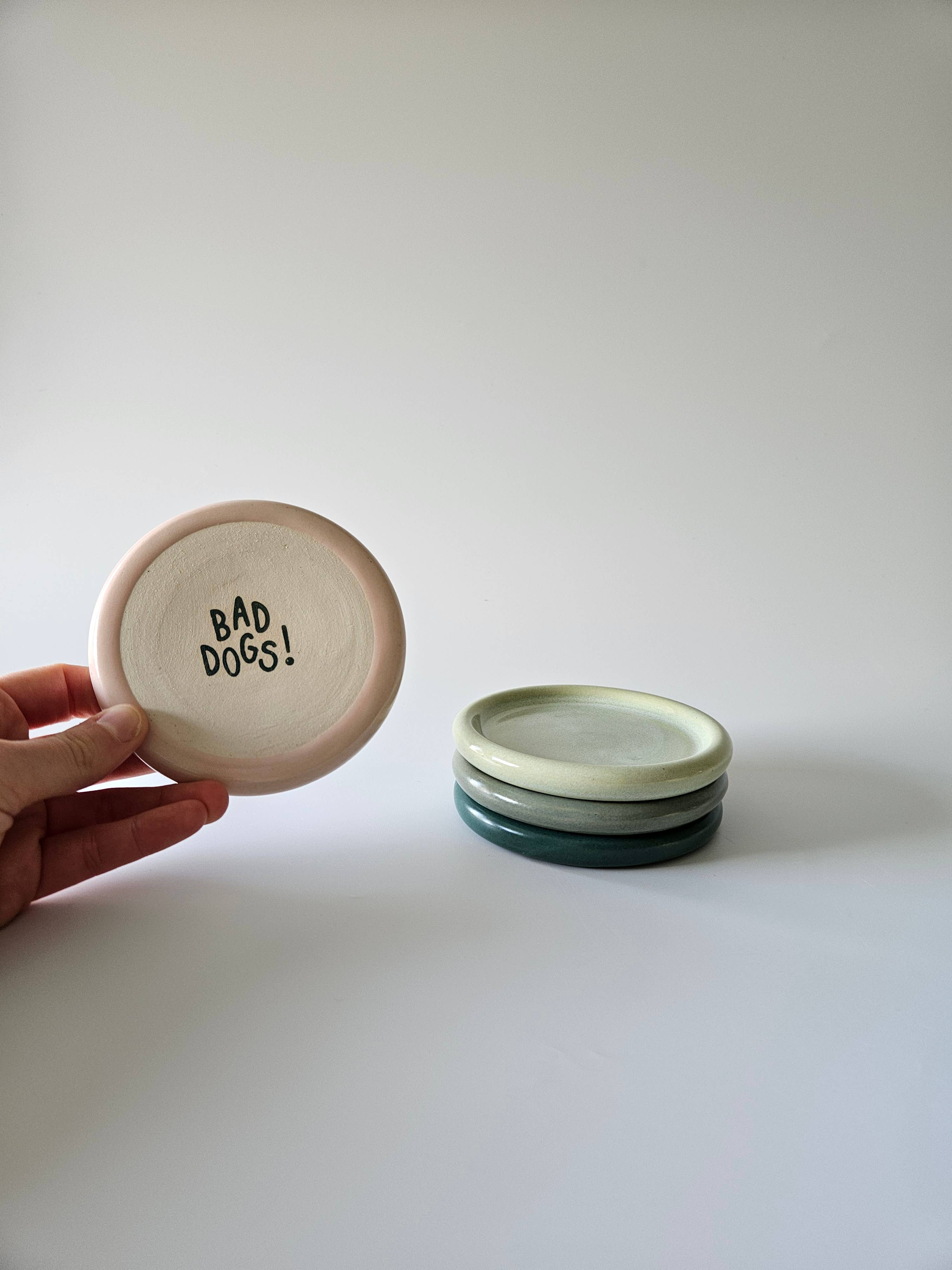 handmade ceramic classic bubble edge coaster - Image 7