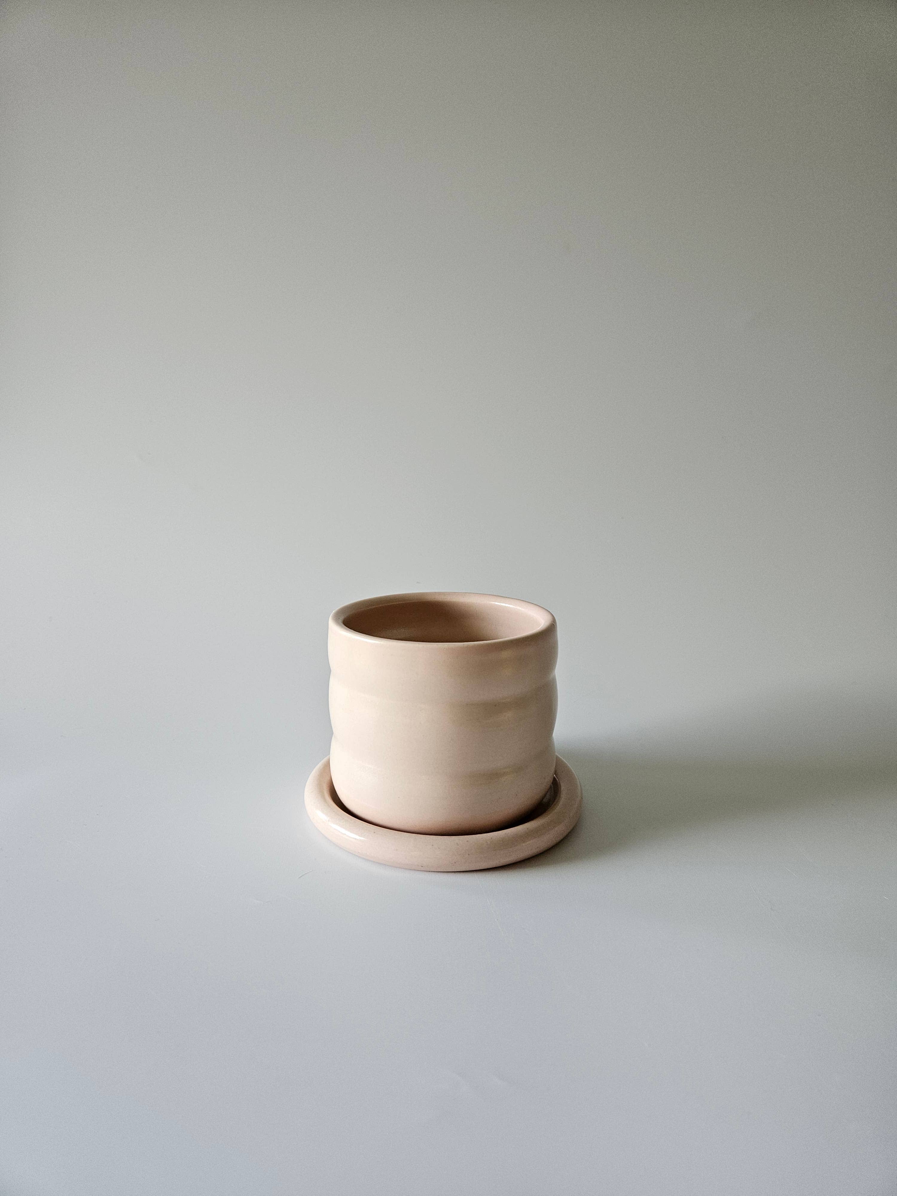 handmade ceramic classic bubble edge coaster - Image 9