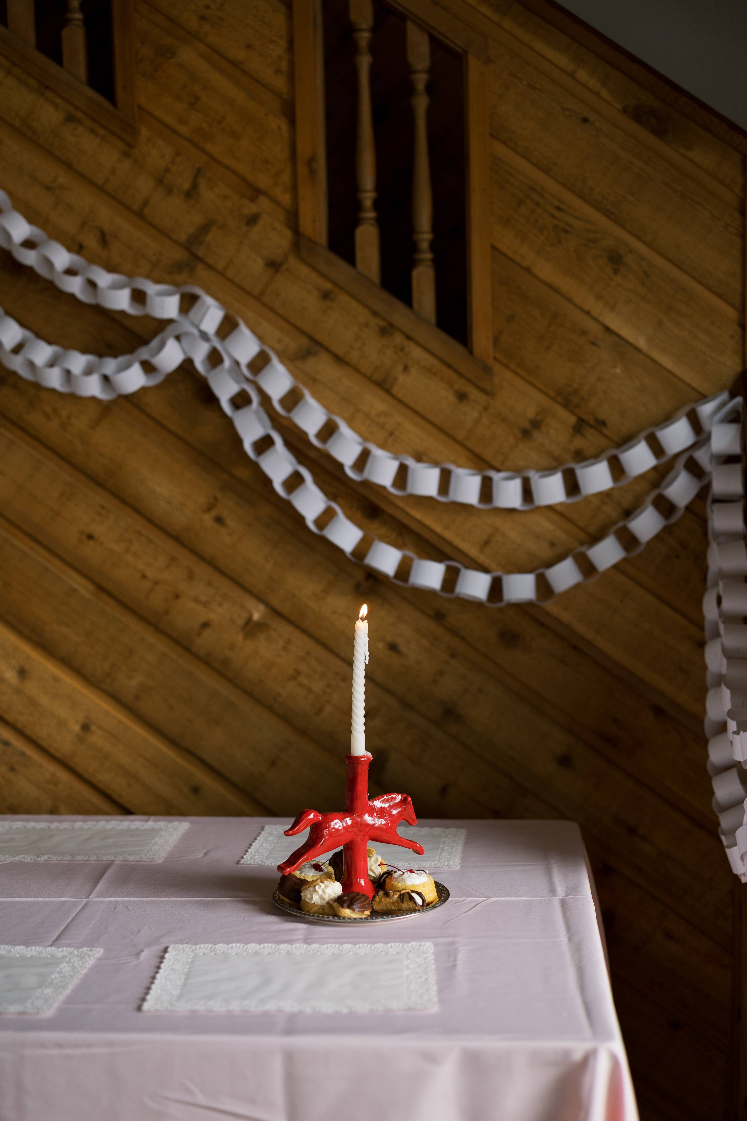 dala horse candlestick holder | ceramic candlestick - Image 6