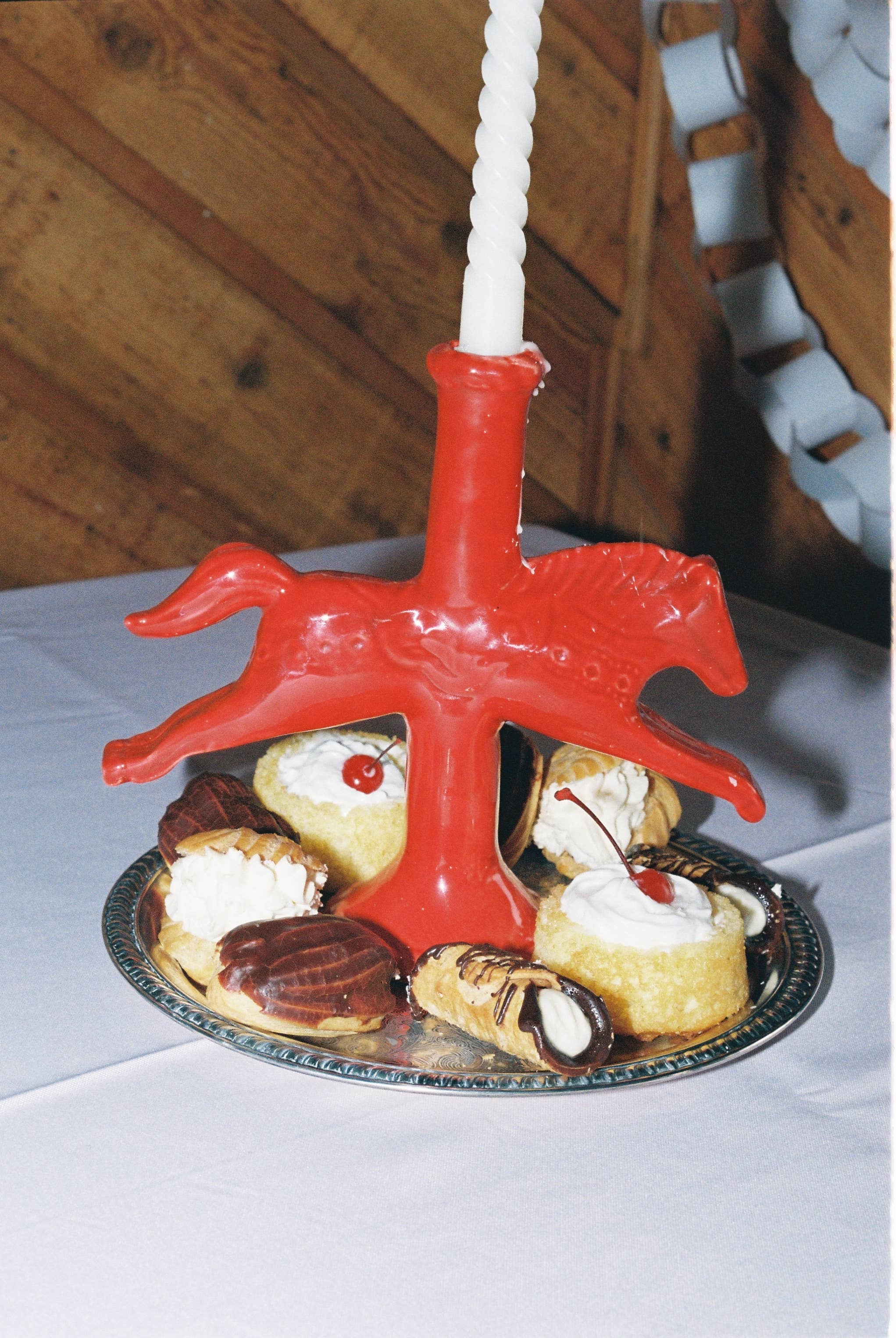 dala horse candlestick holder | ceramic candlestick - Image 7