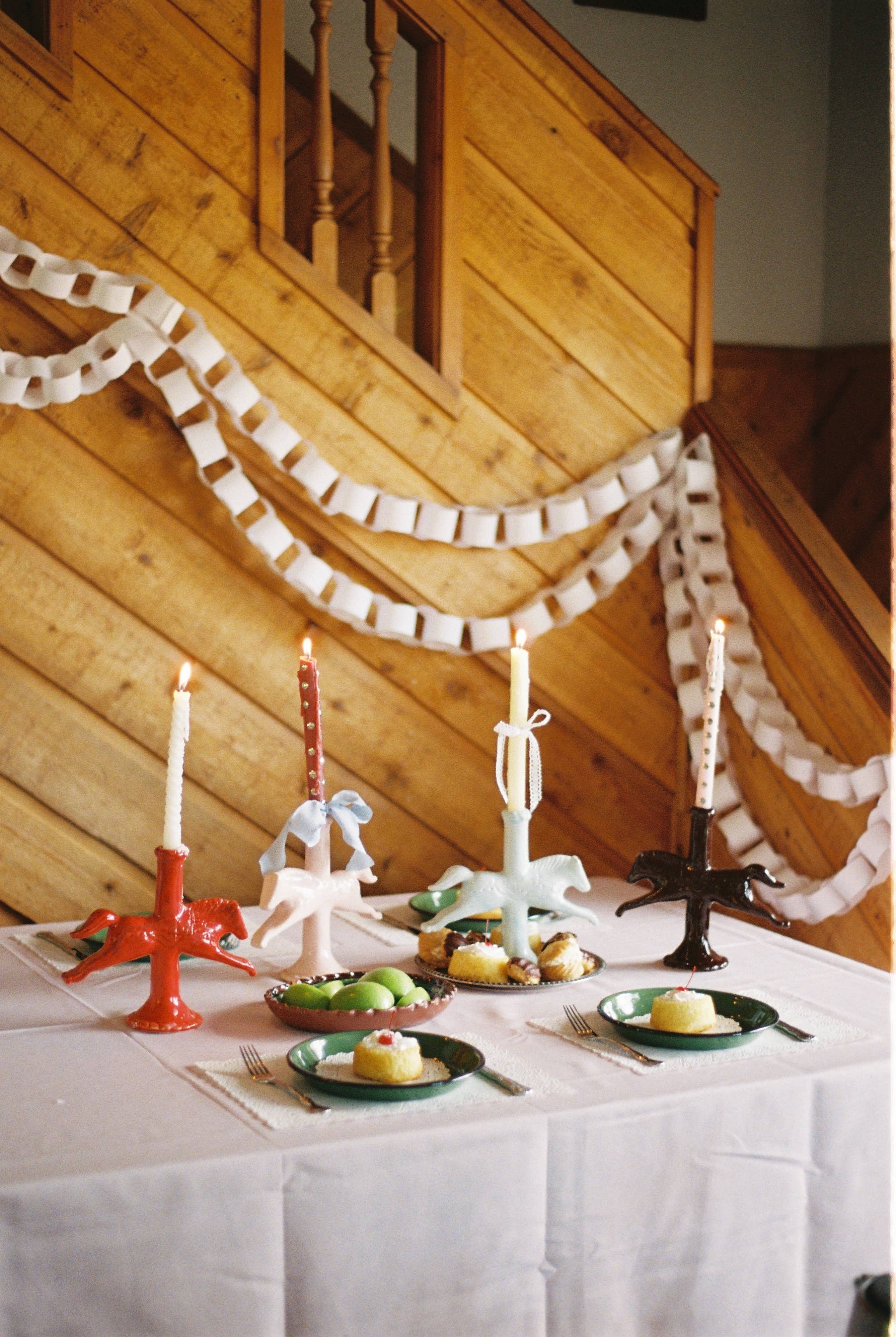 dala horse candlestick holder | ceramic candlestick - Image 8