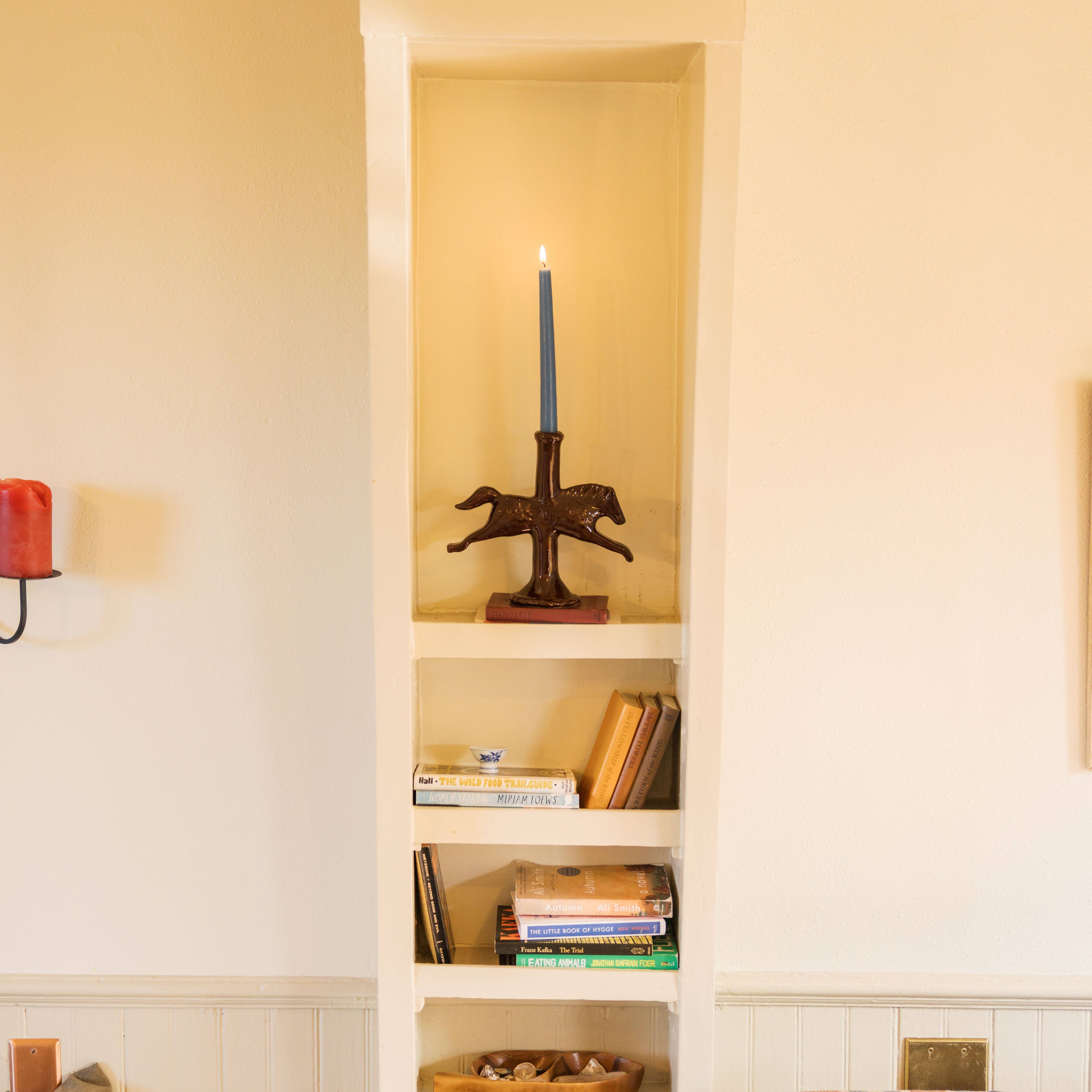 dala horse candlestick holder | ceramic candlestick - Image 9