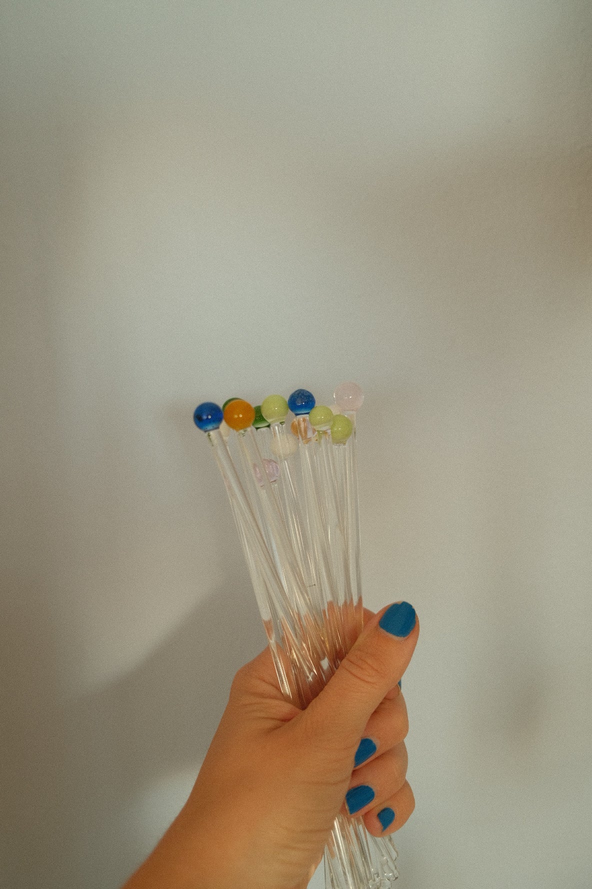 hand blown bulb cocktail stirrers - Image 5