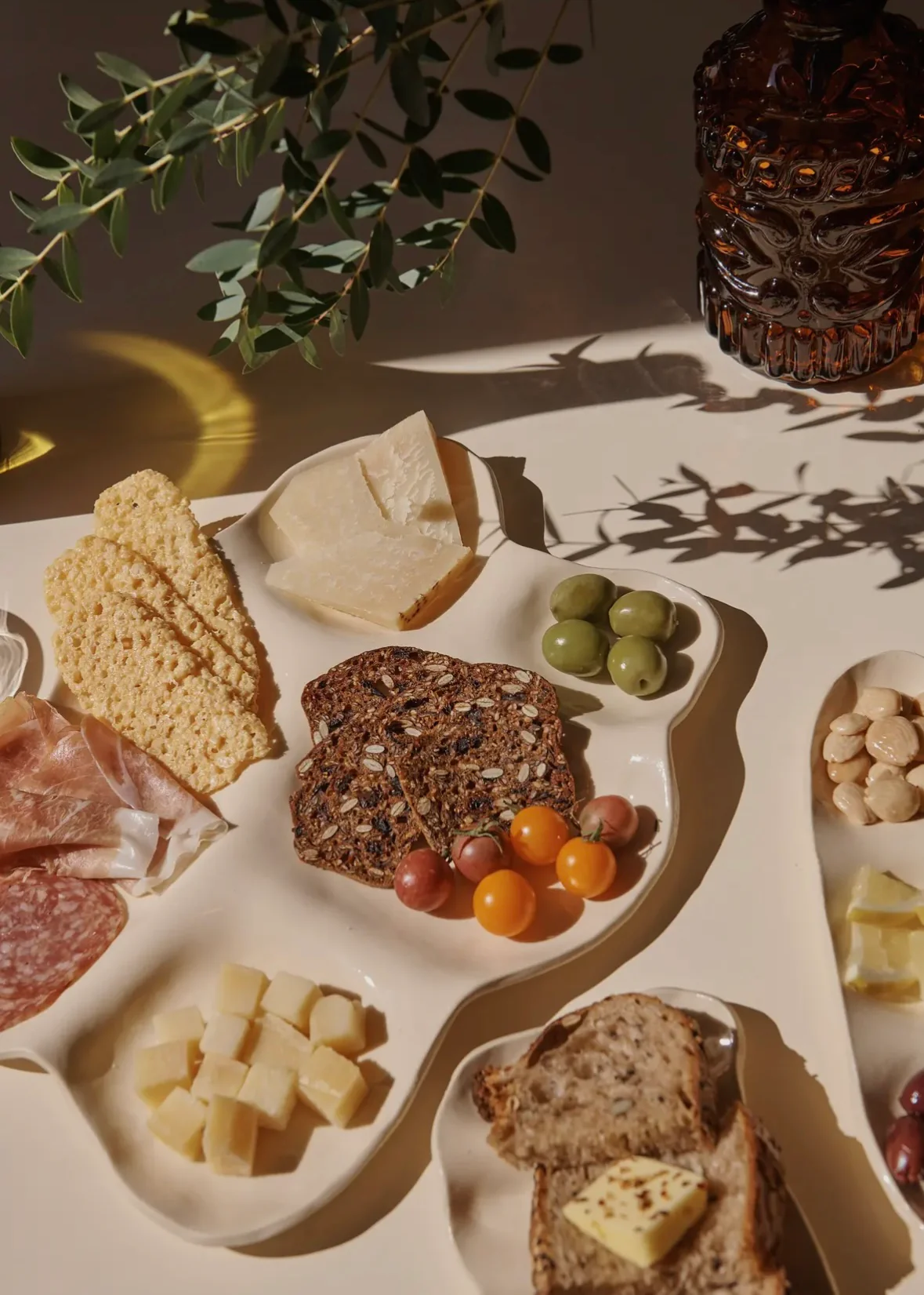 large white ceramic charcuterie board - Image 3