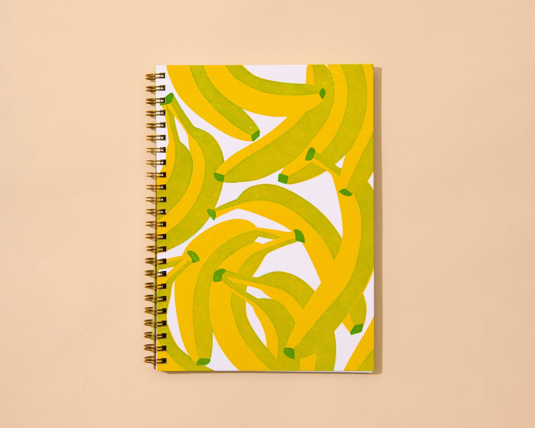 letterpress A5 spiral notebook—bananas - Image 2