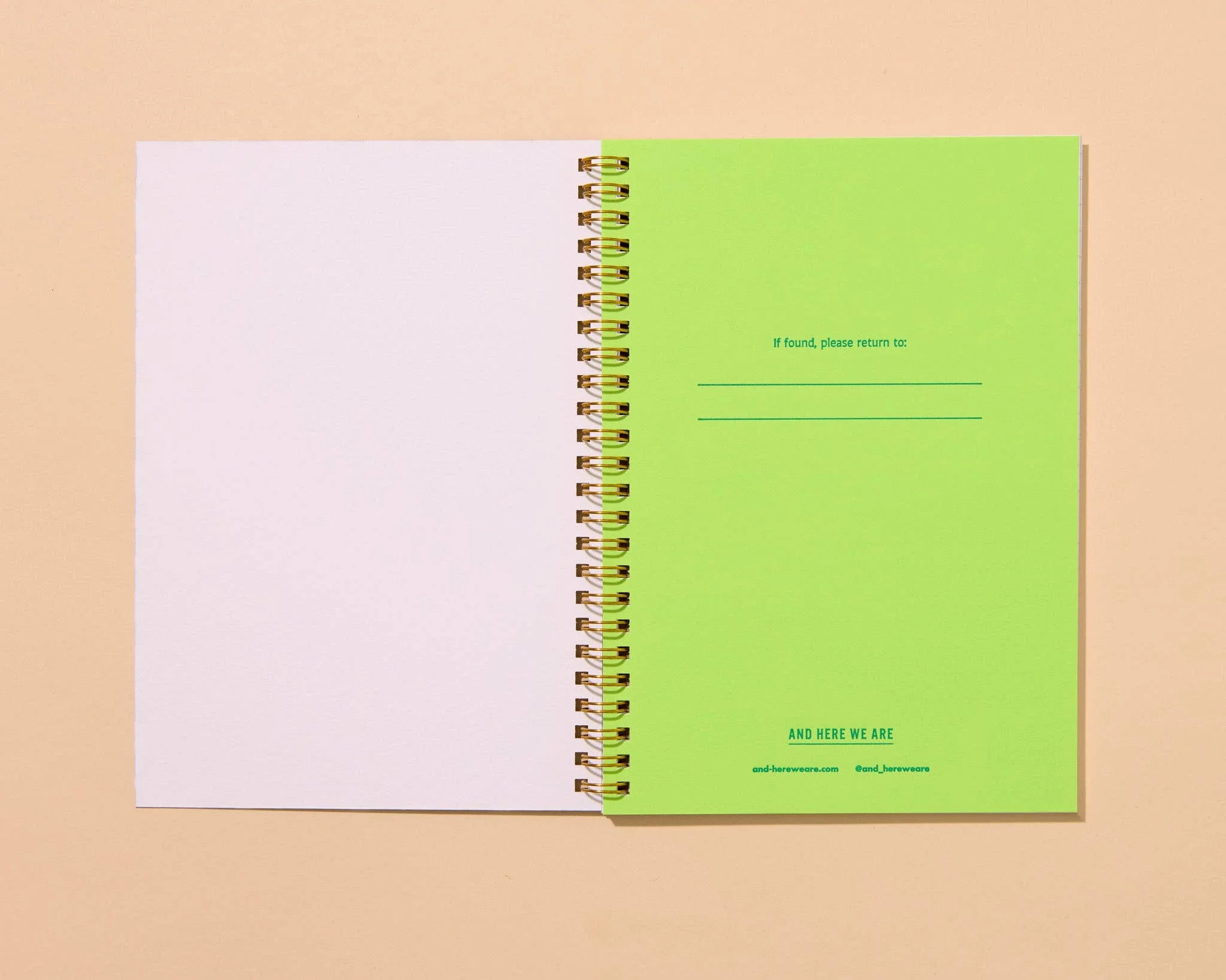 letterpress A5 spiral notebook—bananas - Image 4