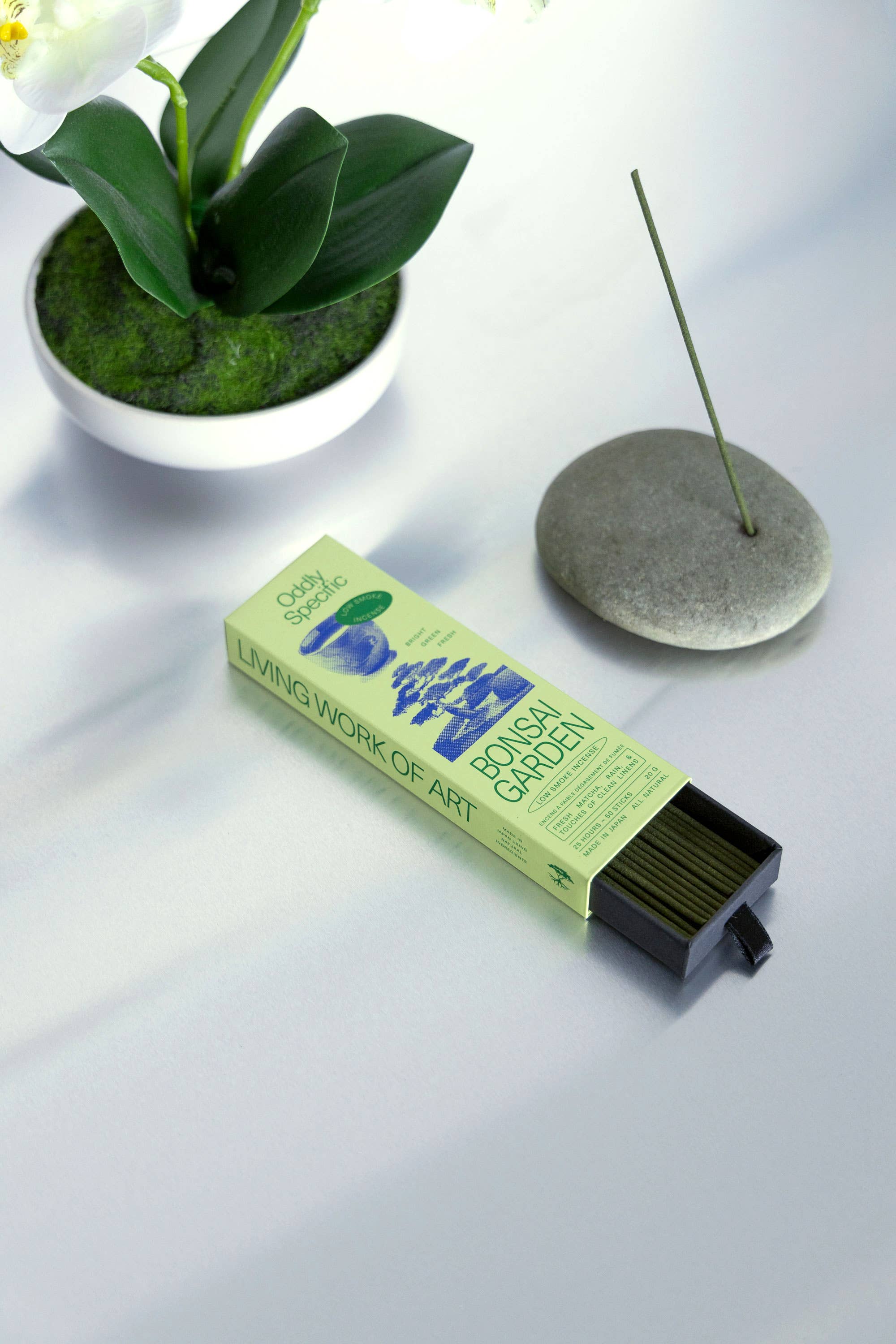 low smoke incense, made in japan, natural | bonsai garden - Image 3