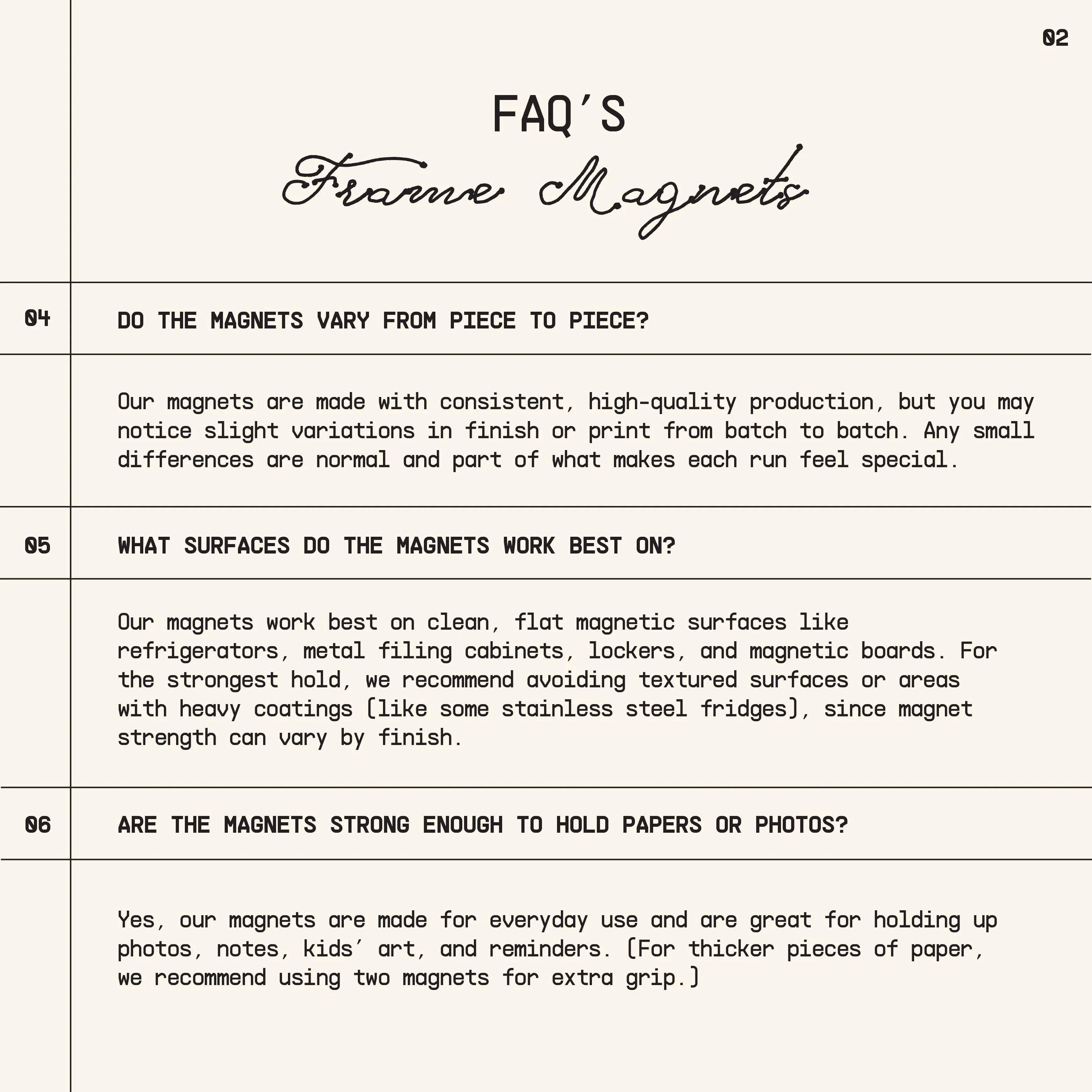 magnetic frame pack for inciardi prints | variety pack - Image 13