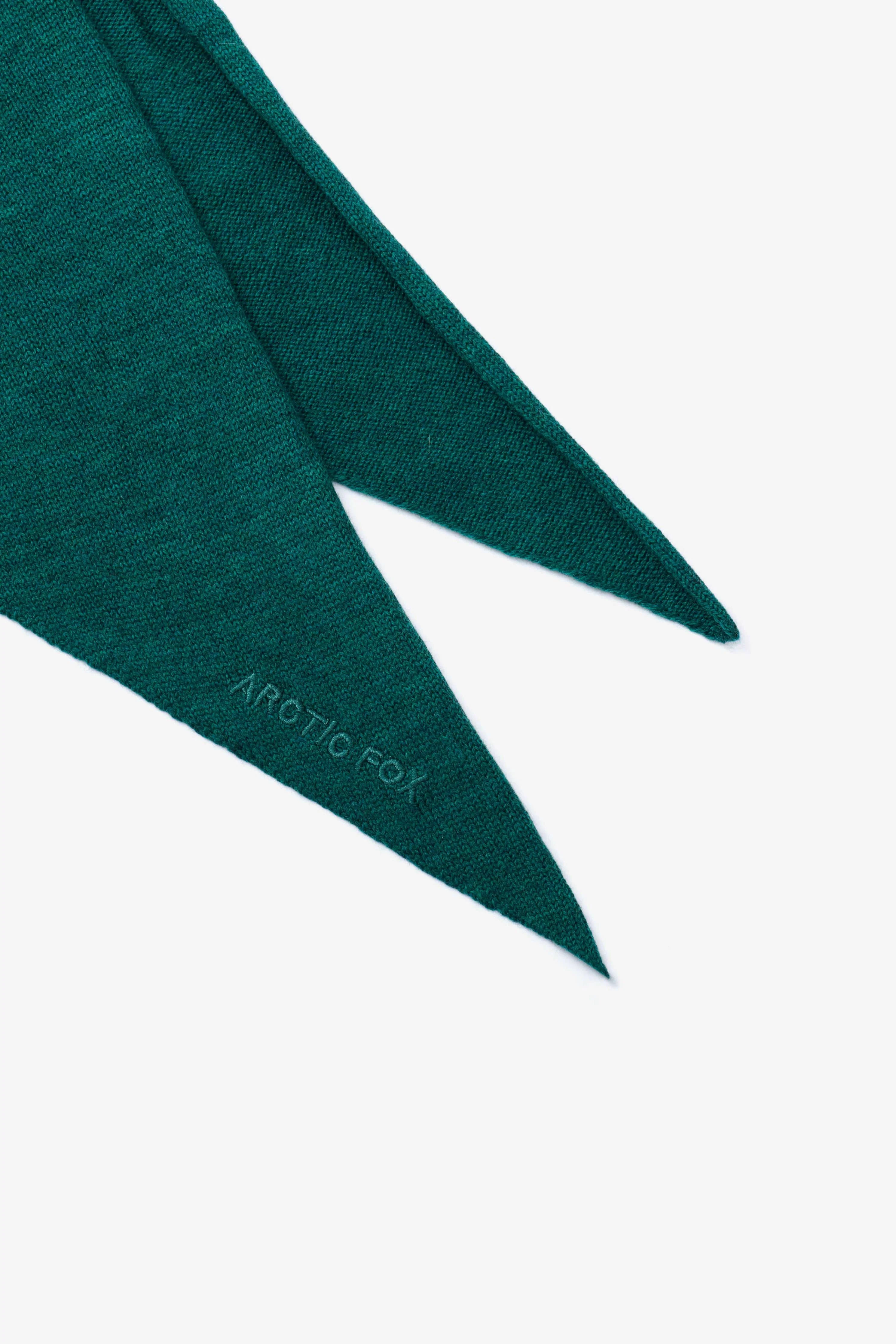 merino wool triangle scarf - alpine fern - Image 4