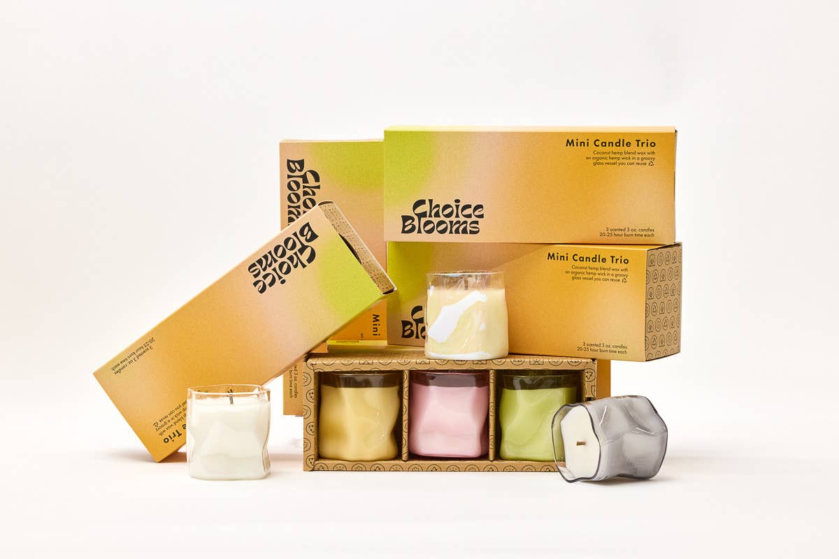 mini candle trio gift box - Image 2