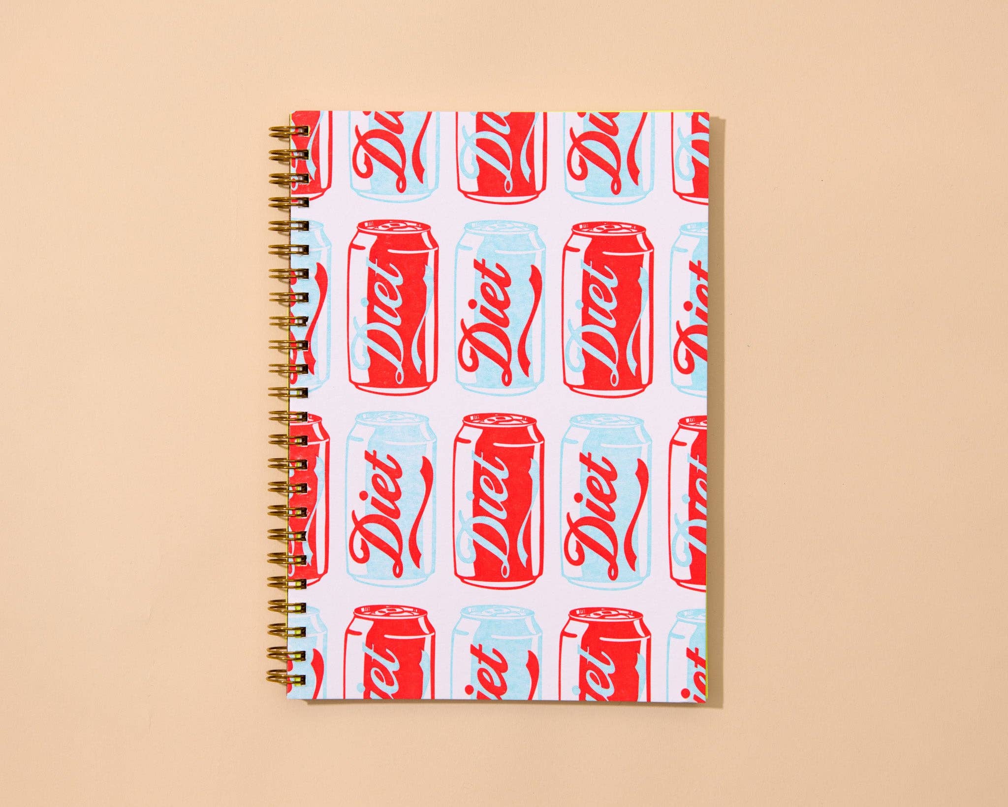 modern letterpress spiral notebook— diet soda - Image 3