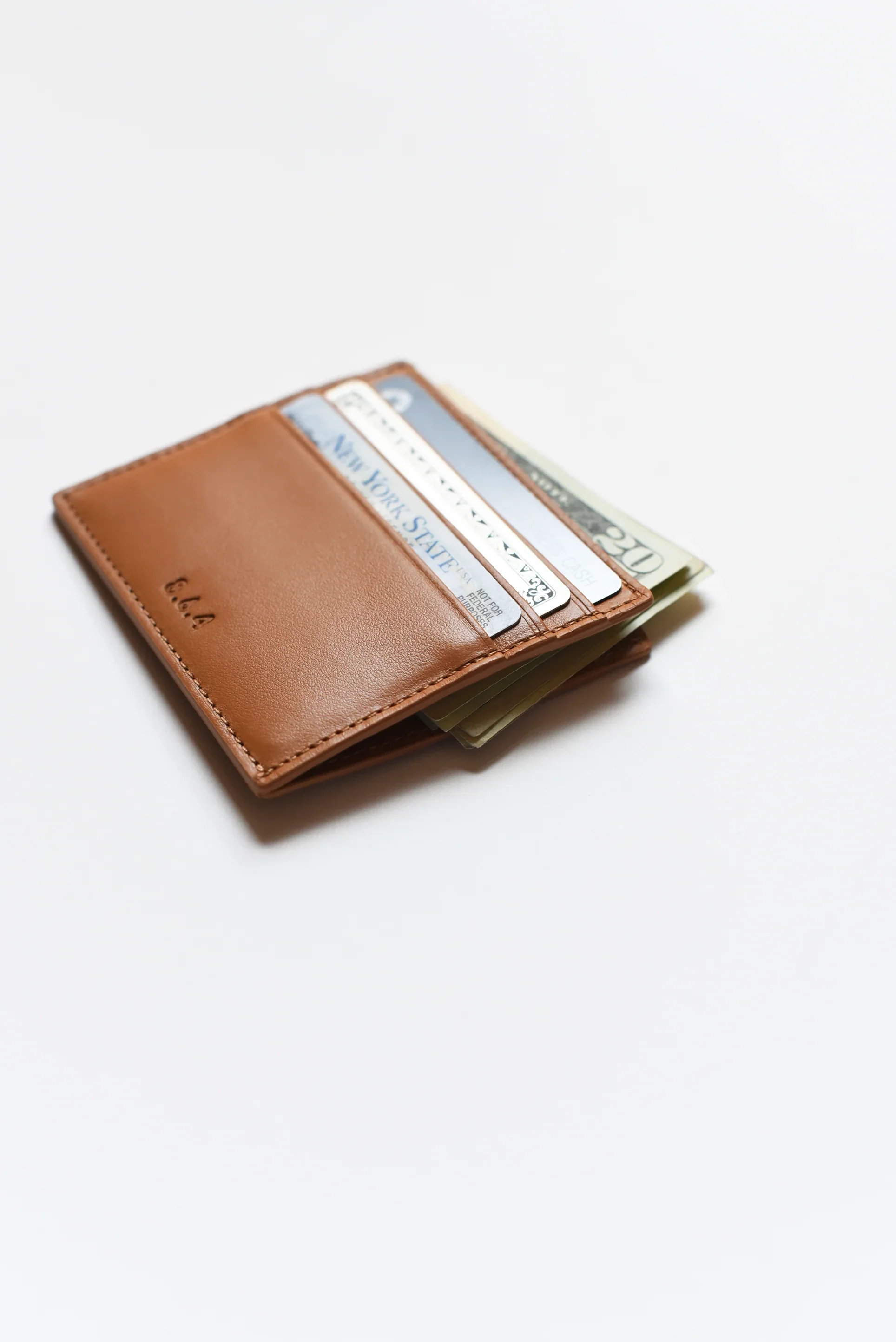 natural italian leather wallet - Image 3