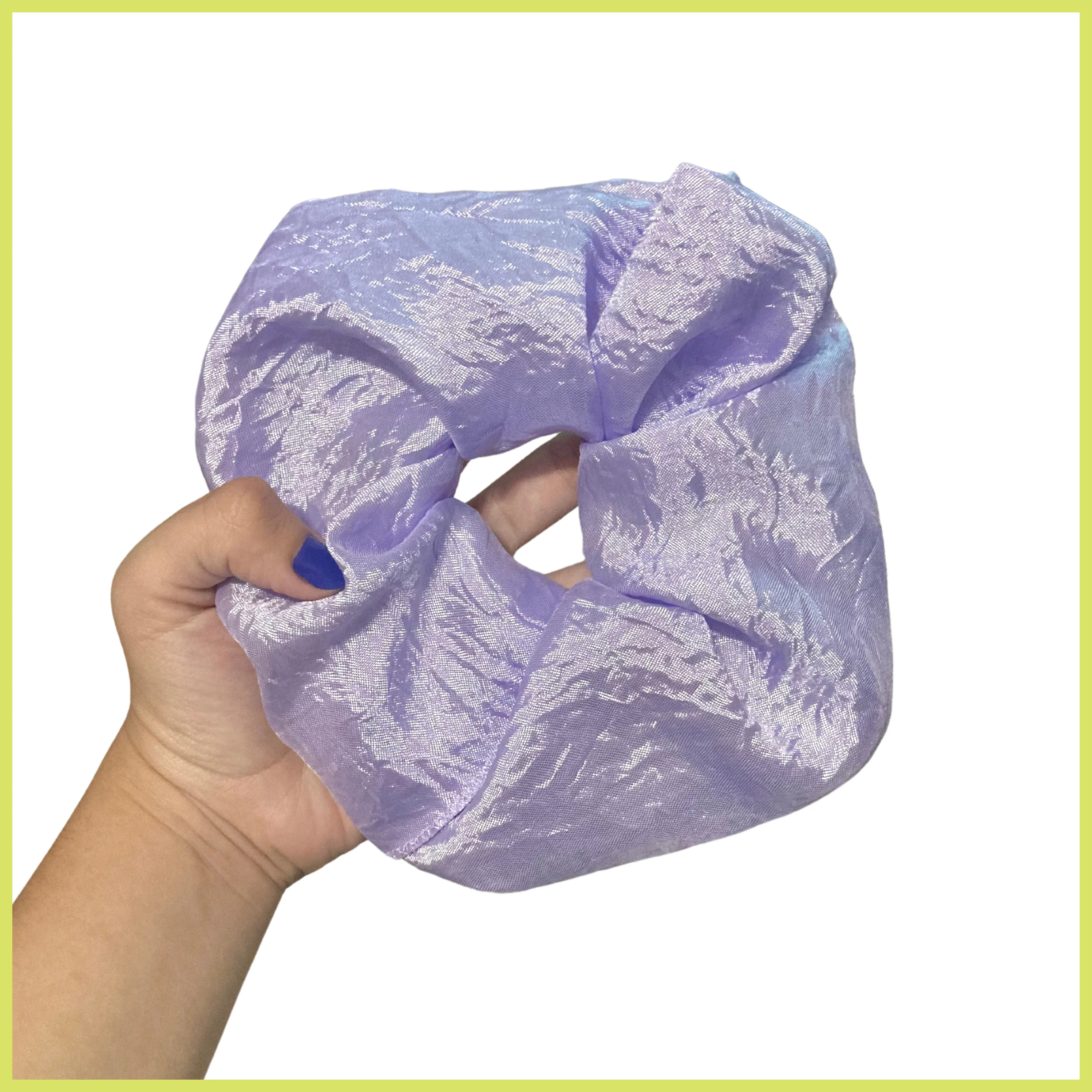 periwinkle oversized scrunchie - Image 2