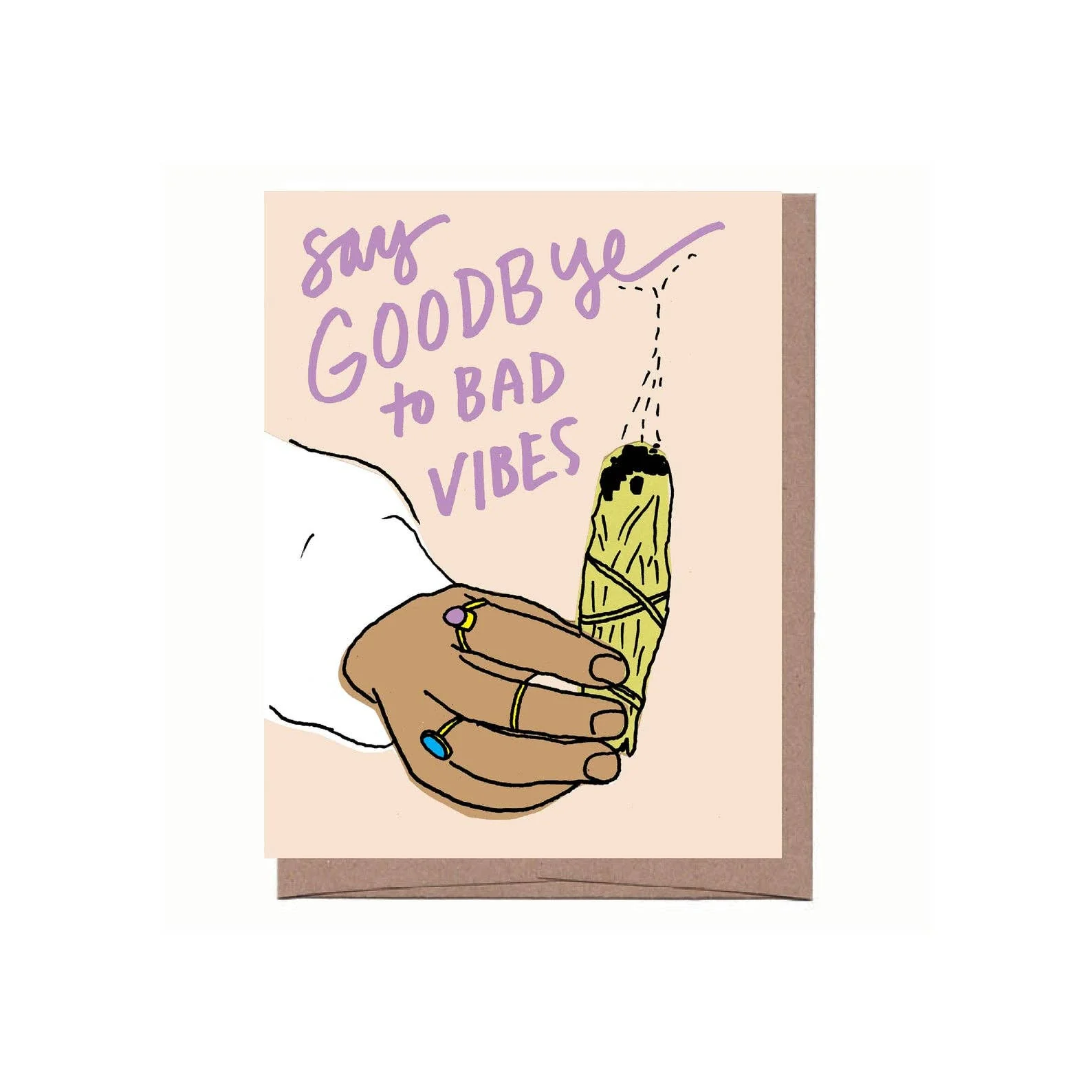 sage greeting card