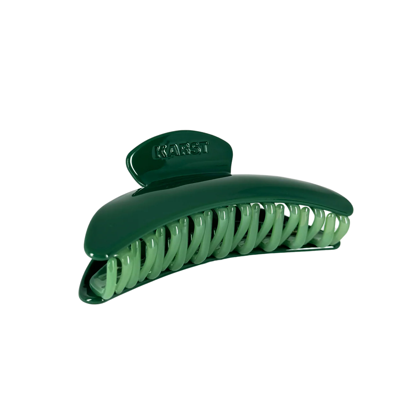 slim hair claw clip — evergreen - Image 2