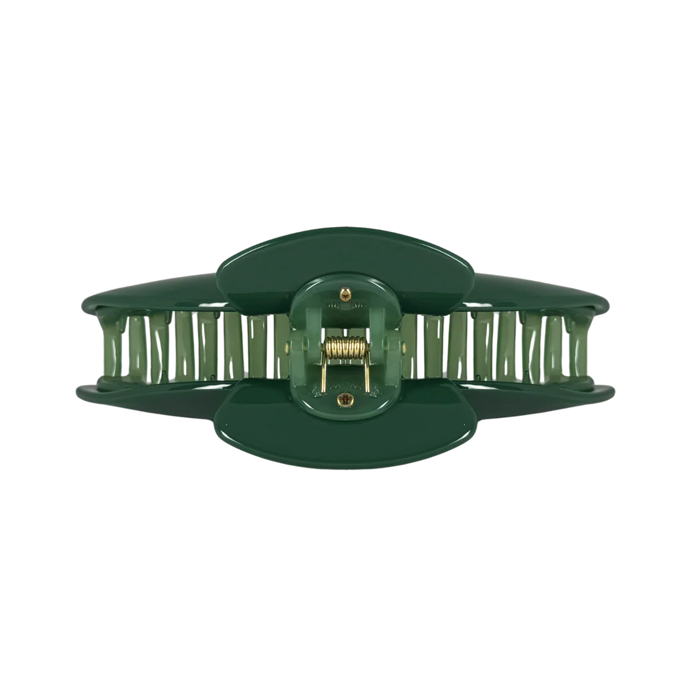 slim hair claw clip — evergreen - Image 3