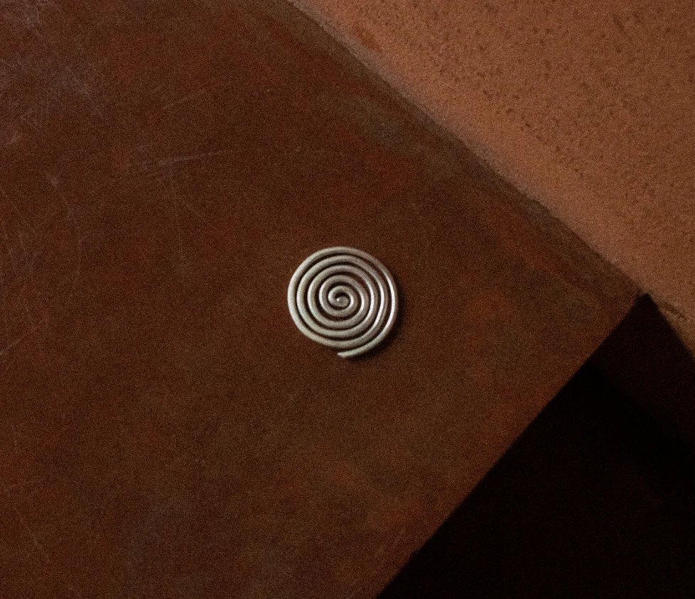 silver plated spiral coaster set of 4