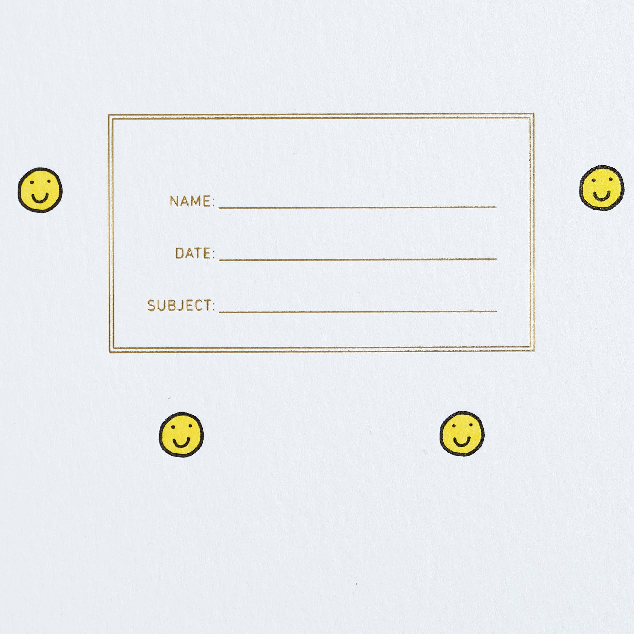 standard notebook - smiley face - Image 3