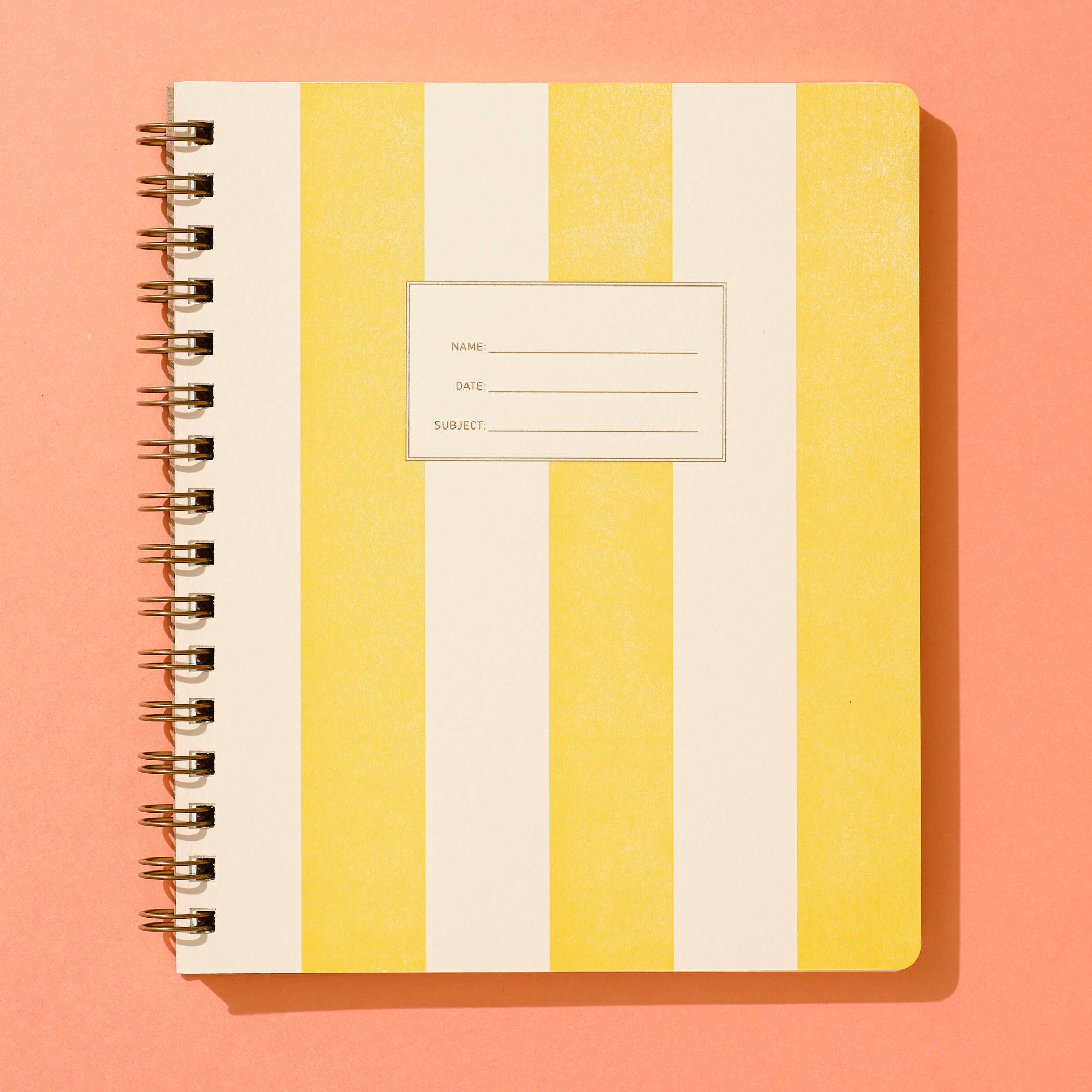 standard notebook - yellow stripe - Image 2
