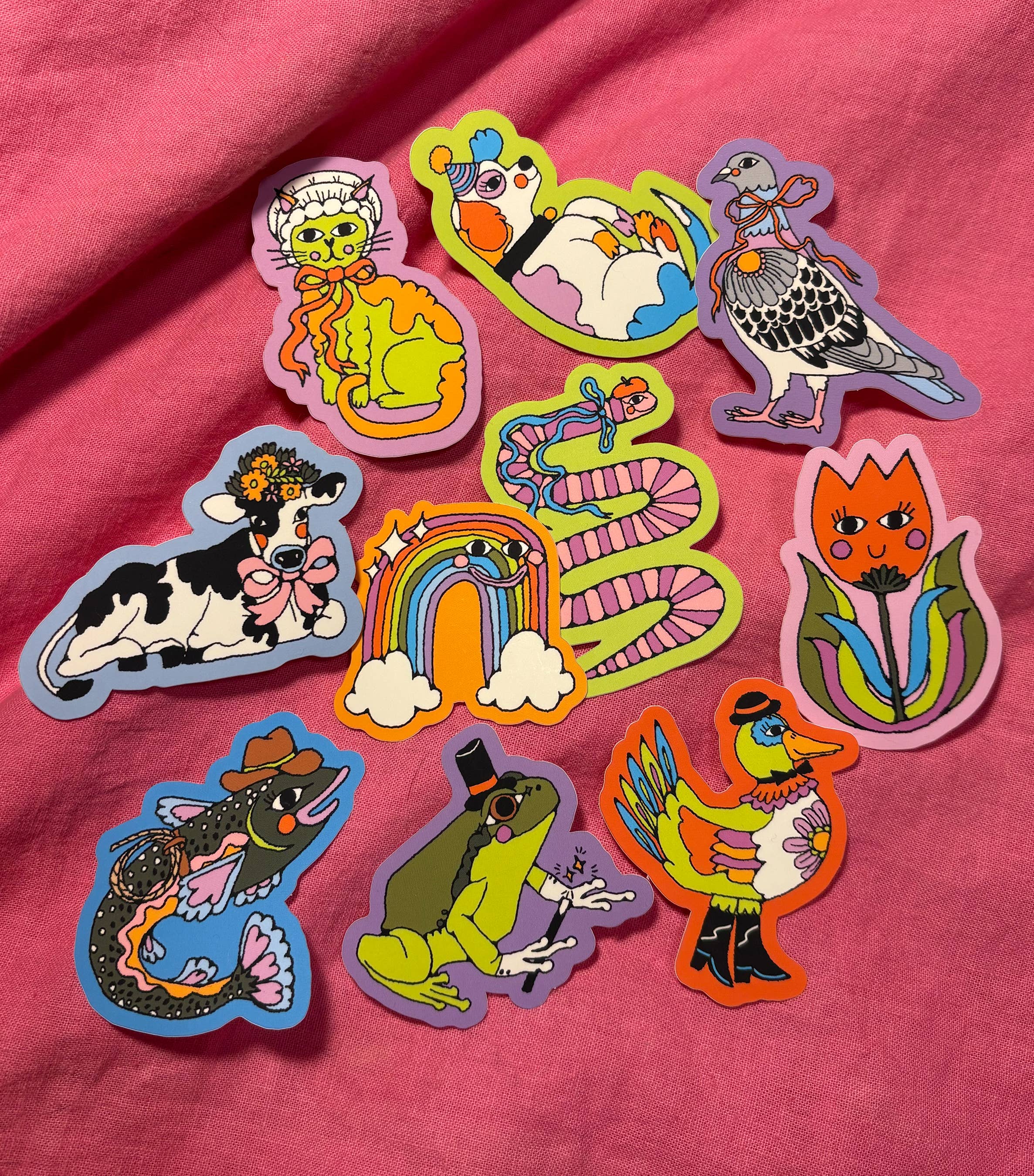 silly cow sticker - Image 3