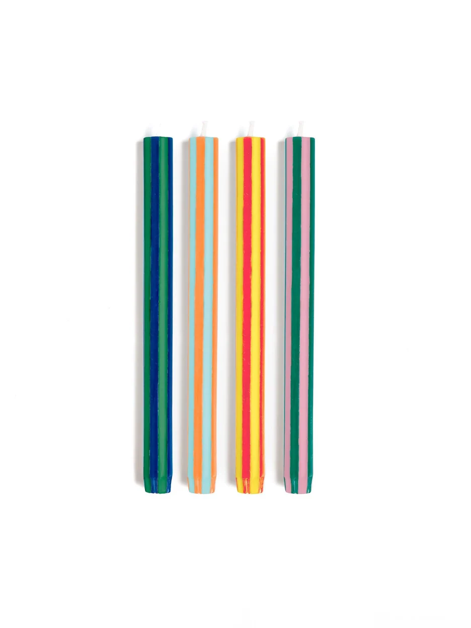 stripe dinner candle - singles! - Image 6