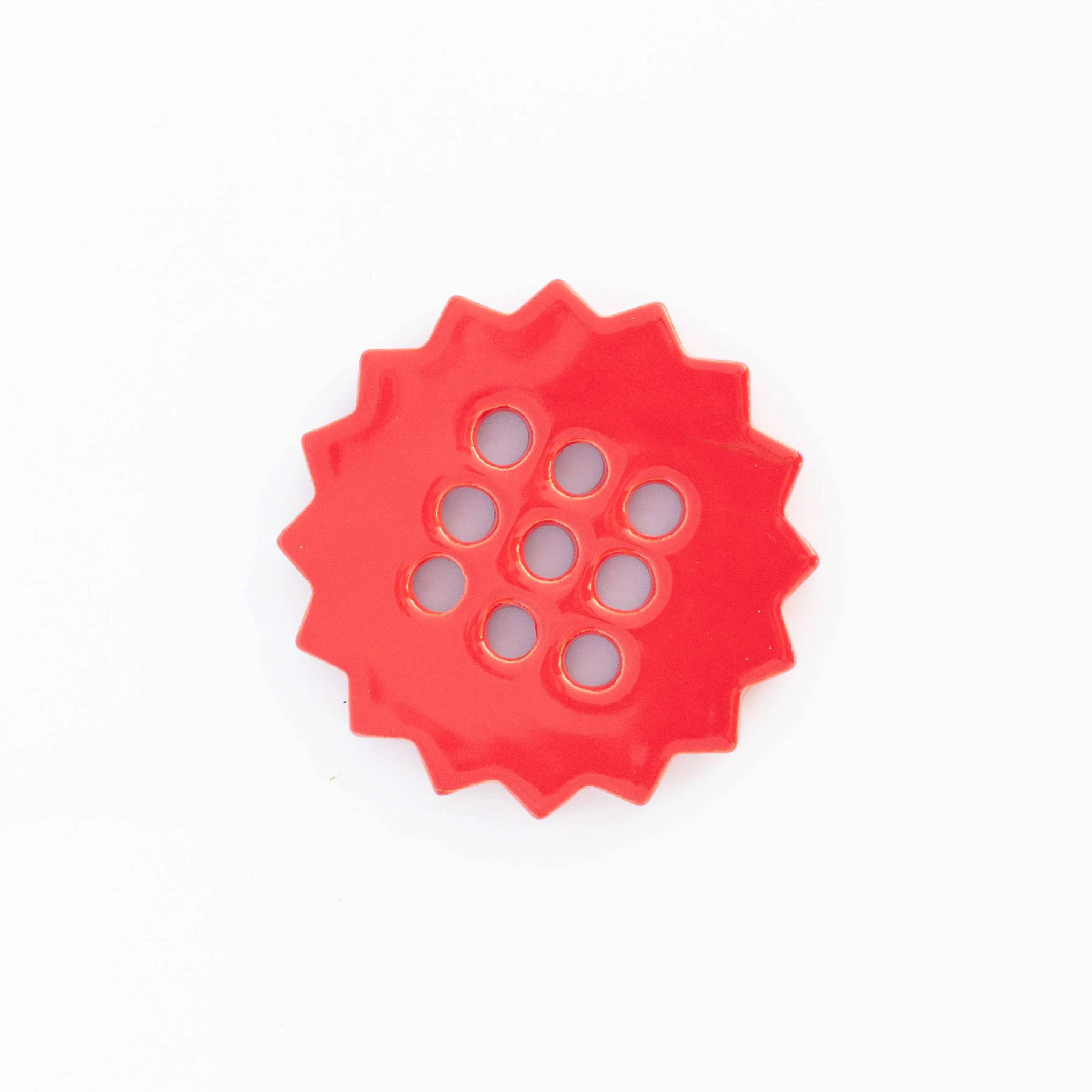 sunshine flower frog | ruby red | ceramic lid - Image 11