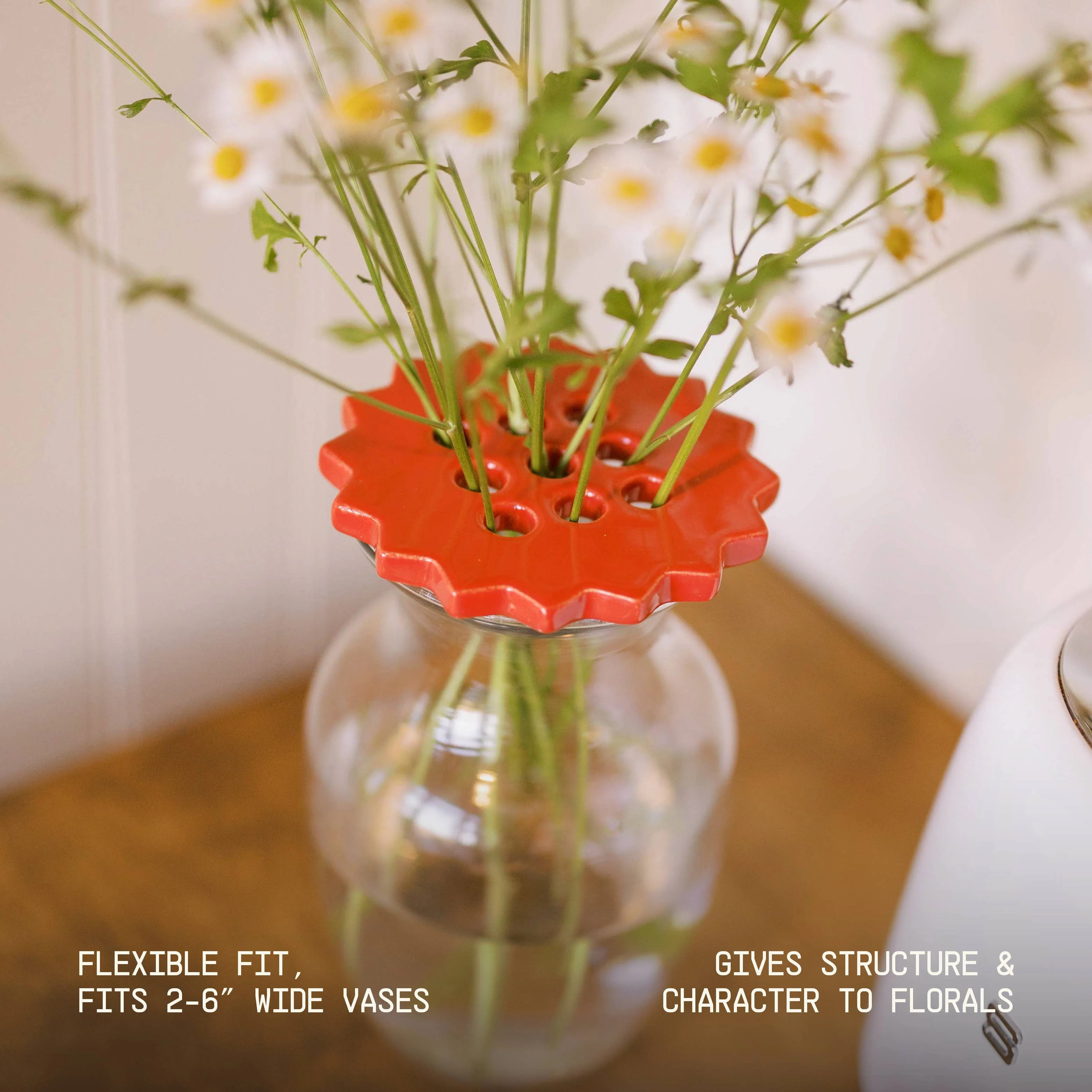 sunshine flower frog | ruby red | ceramic lid - Image 4