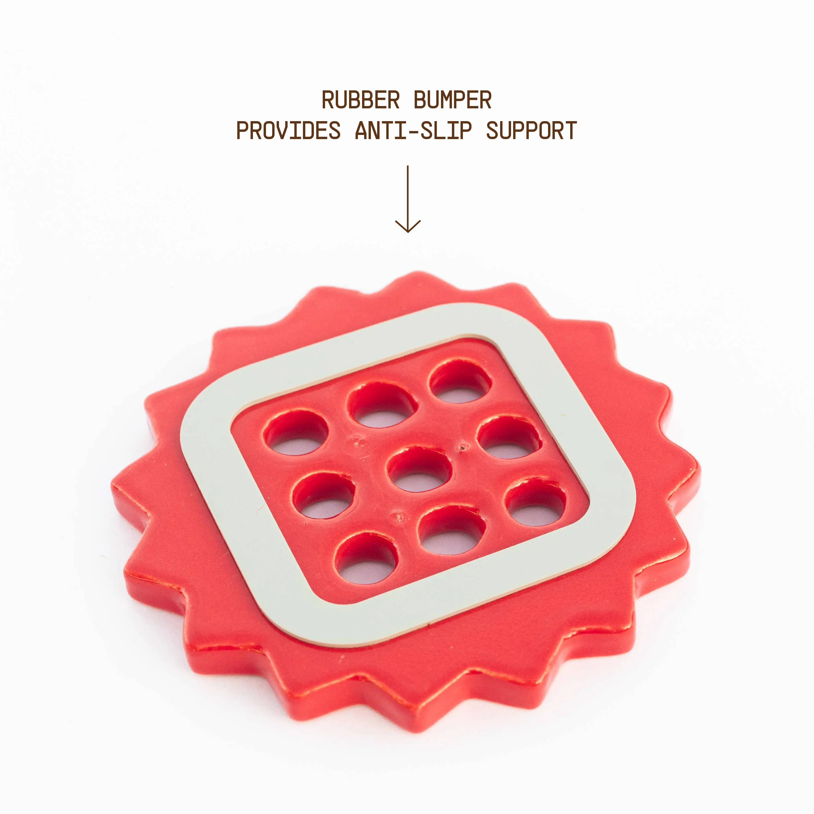 sunshine flower frog | ruby red | ceramic lid - Image 7