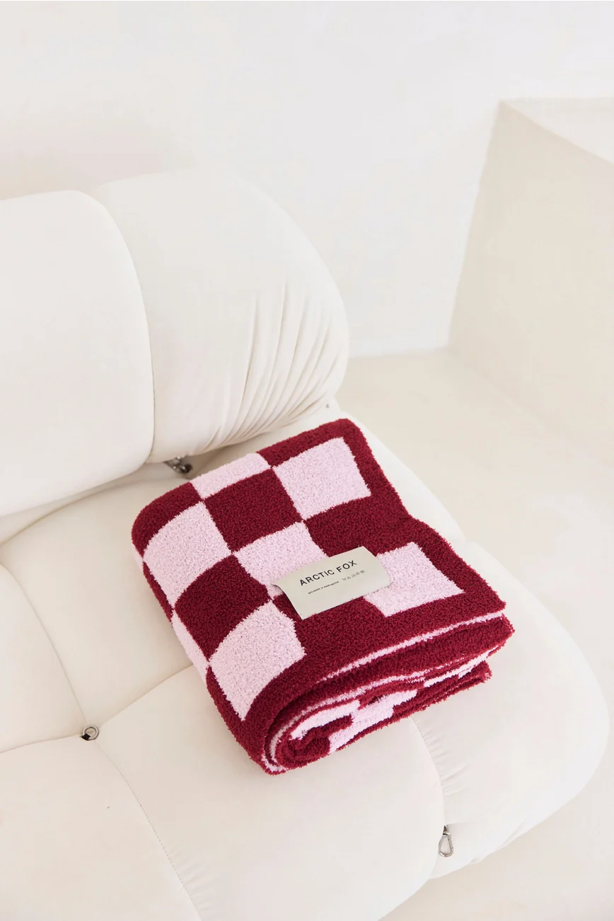 the teddy throw - 100% recycled - checkered - Image 15