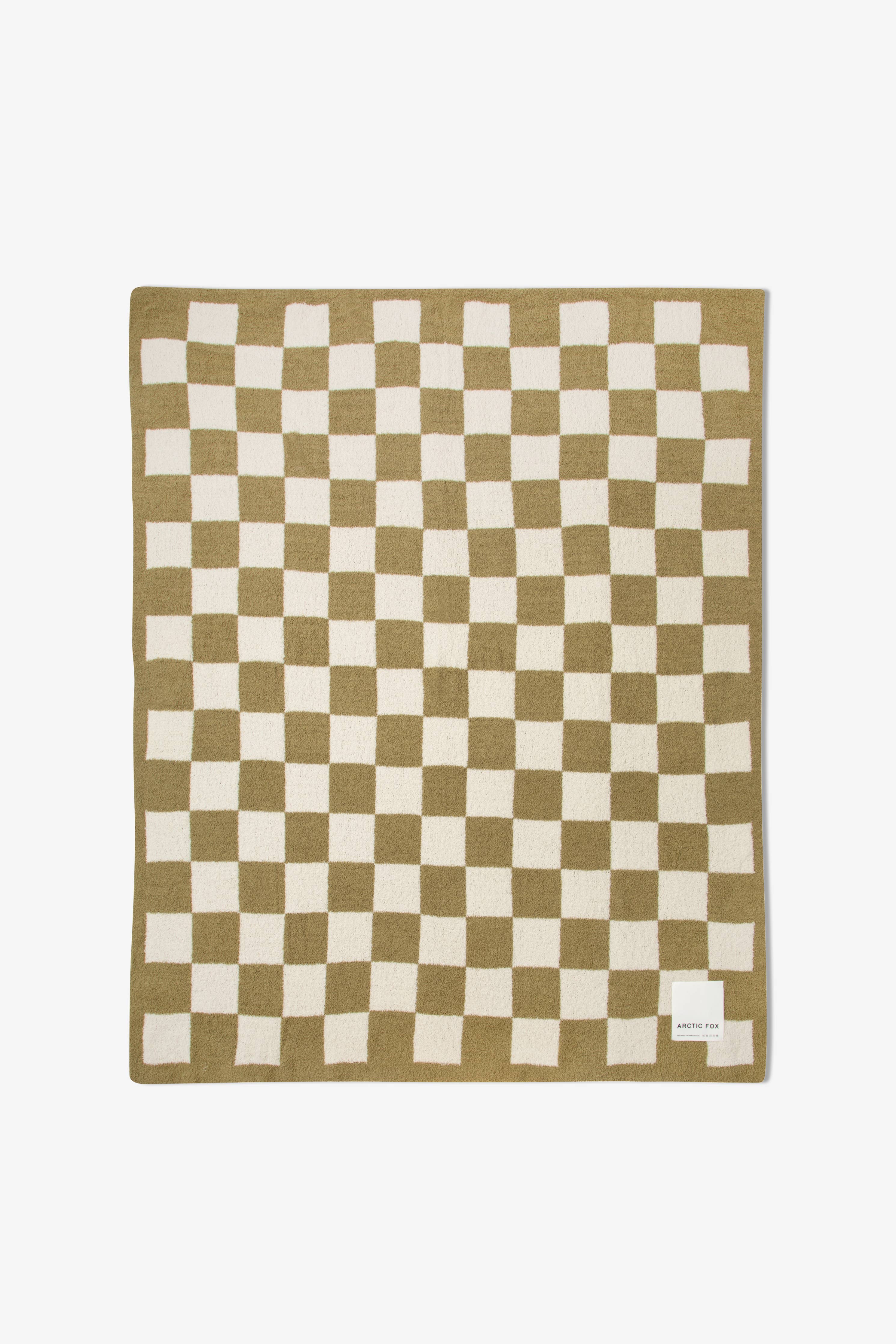 the teddy throw - 100% recycled - checkered - Image 8