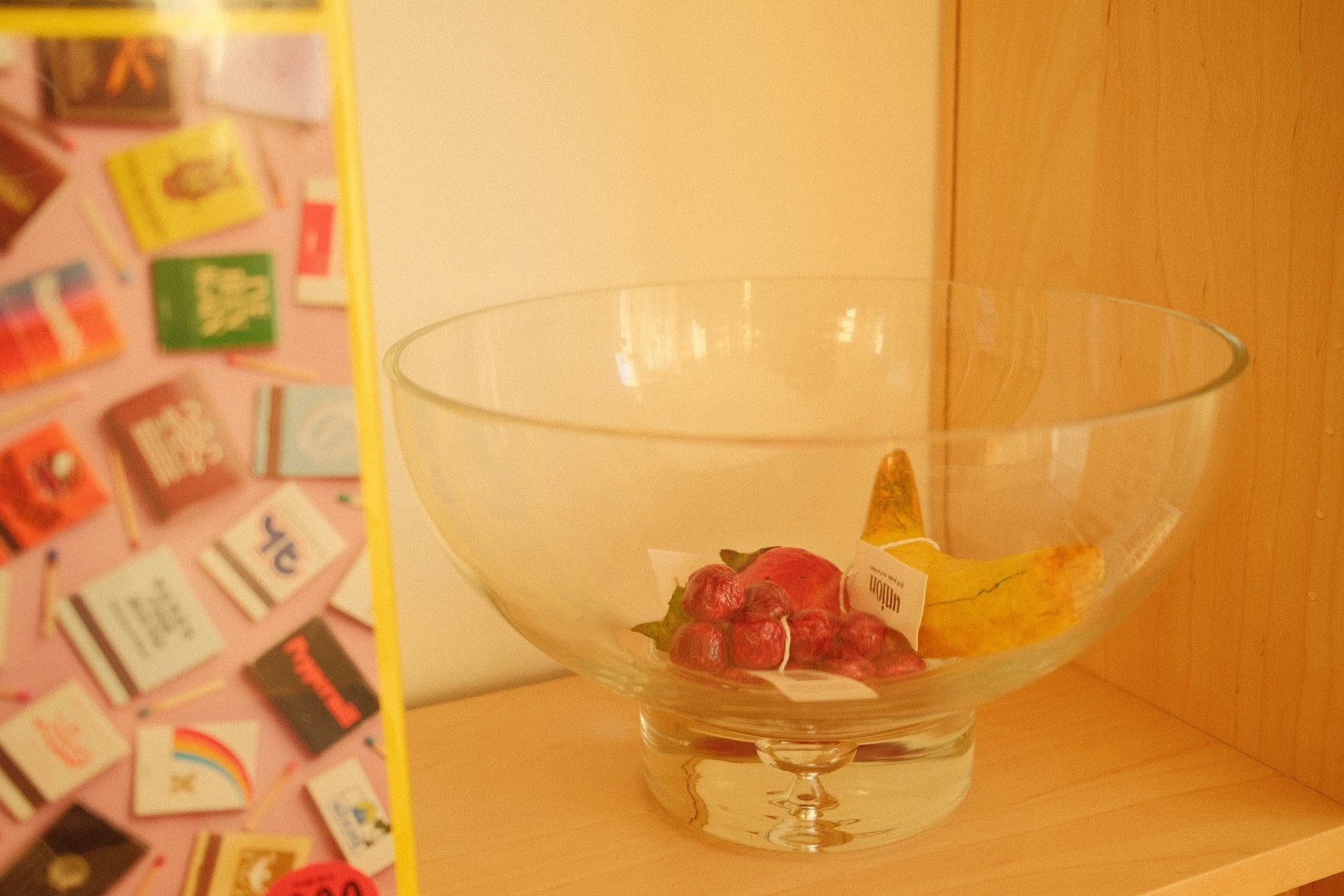 vintage glass pedestal fruit bowl - Image 7