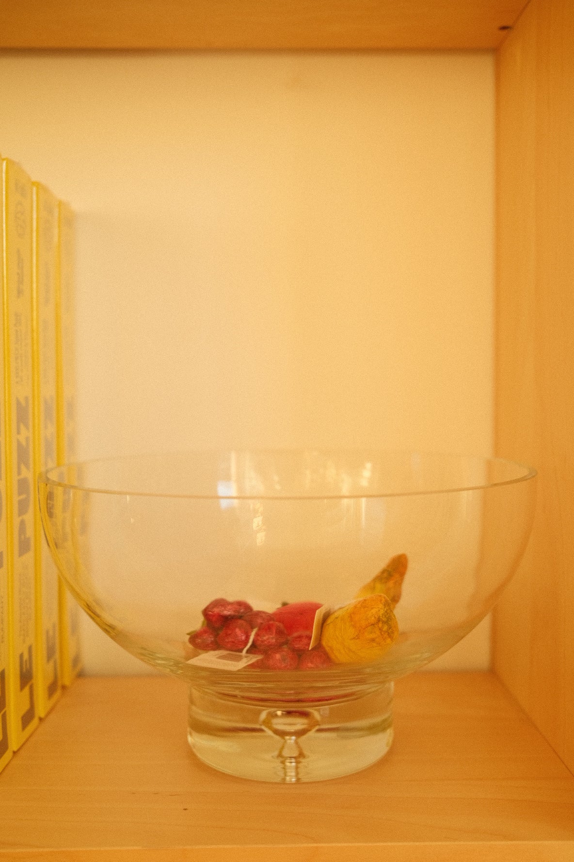 vintage glass pedestal fruit bowl - Image 8